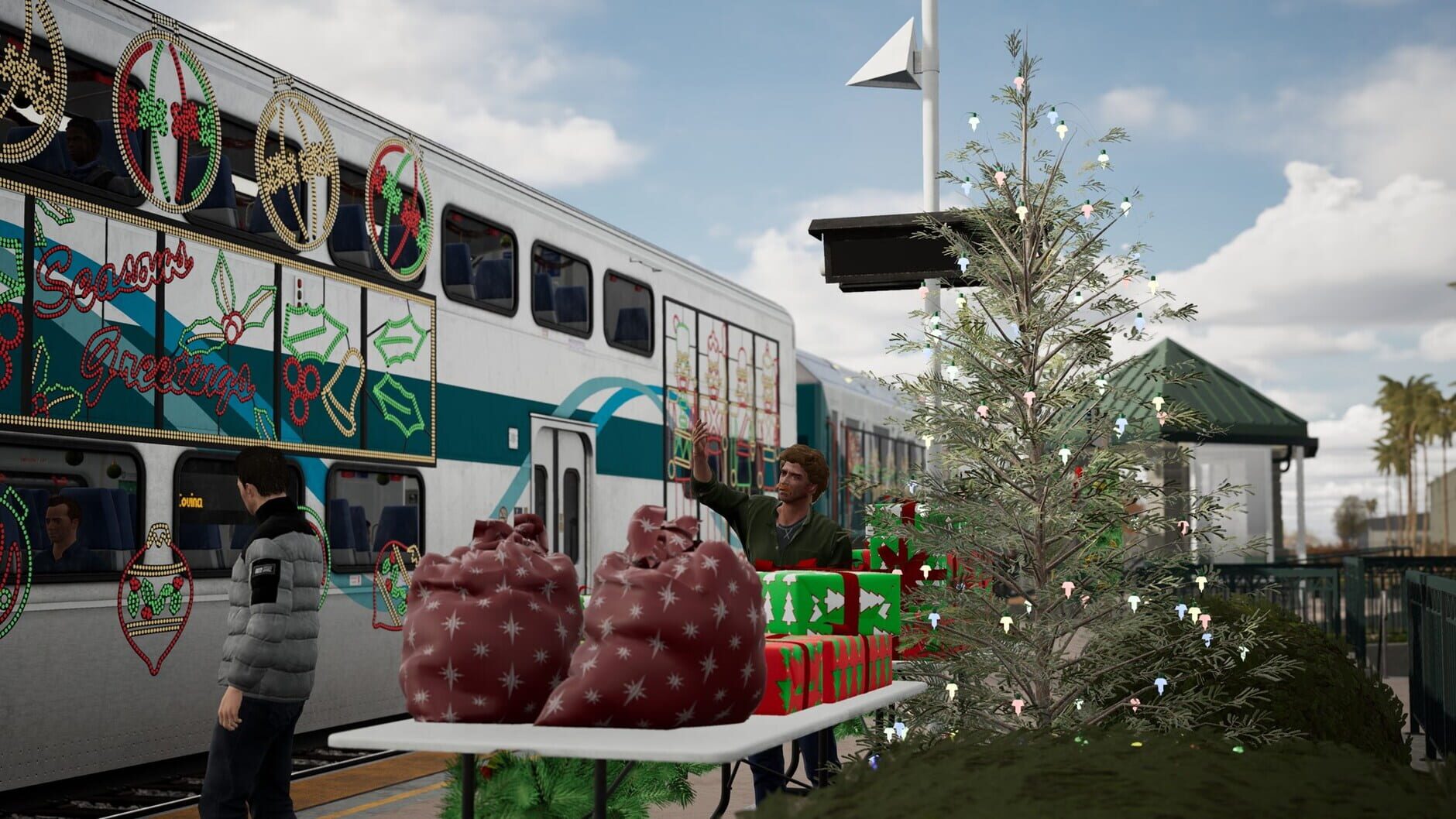 Screenshot for Train Sim World 5: Metrolink Holiday Train Pack