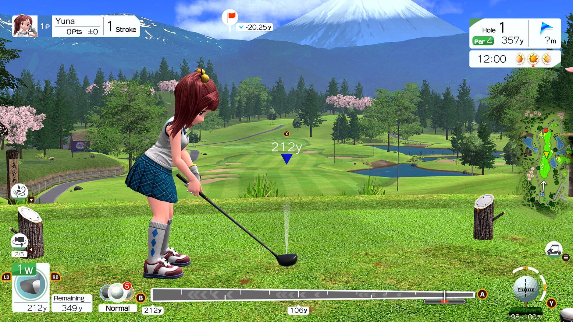 Screenshot for Everybody’s Golf: Hot Shots
