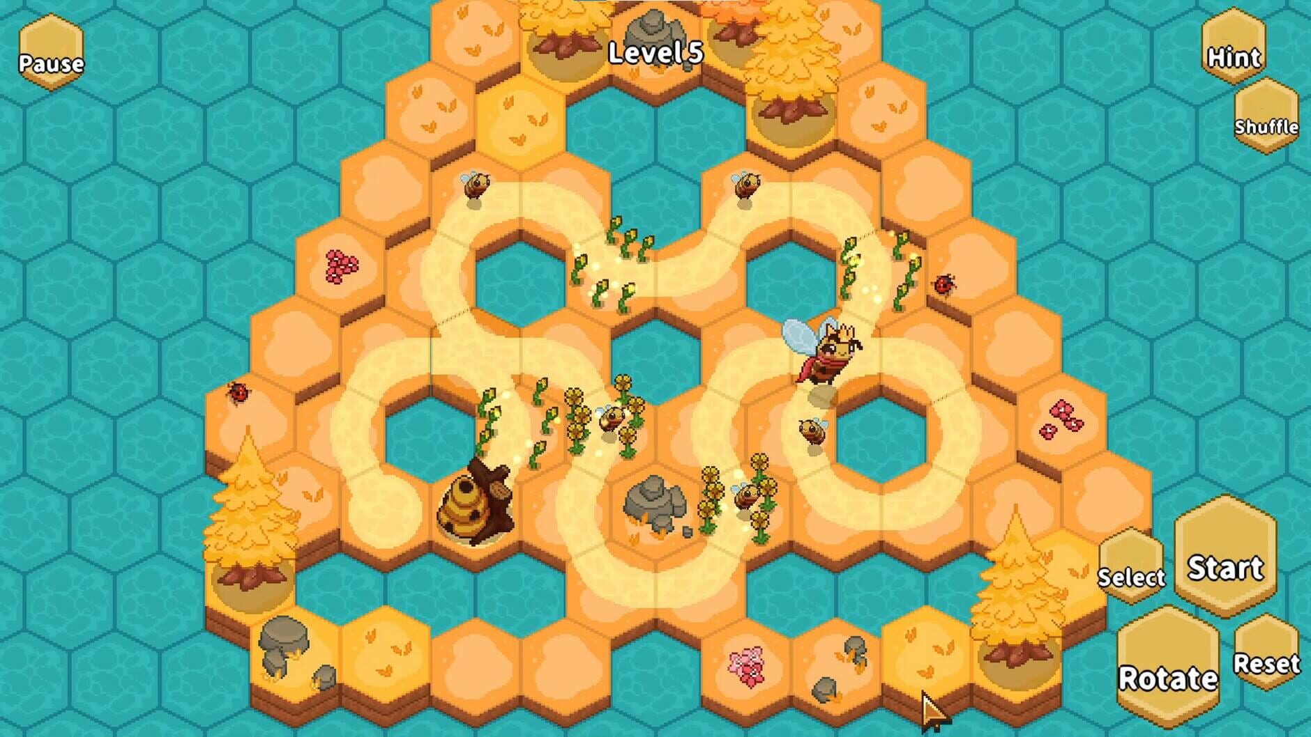 Screenshot for Bee Flowers: Royal Garden