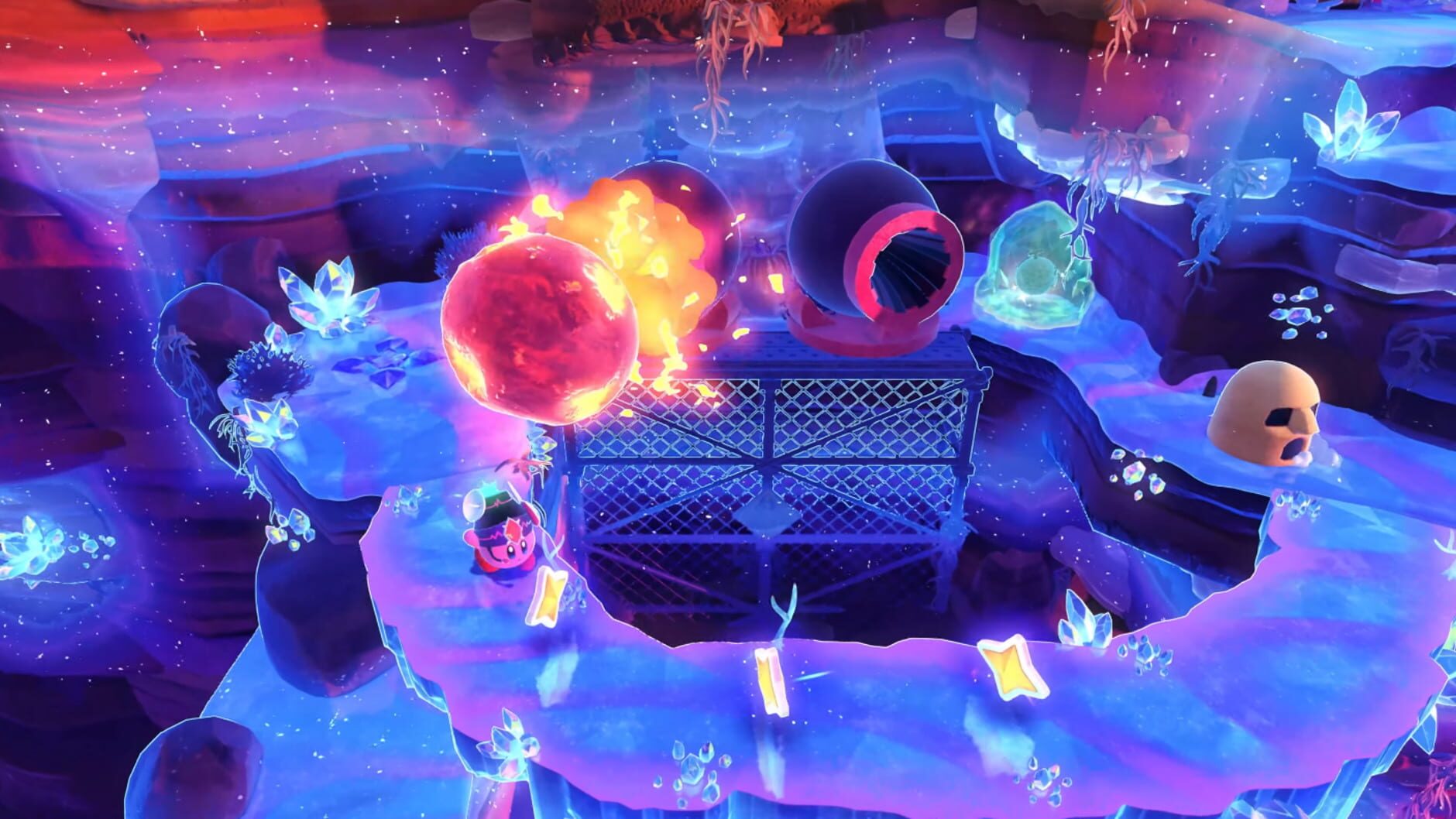 Screenshot for Kirby and the Forgotten Land: Nintendo Switch 2 Edition + Star-Crossed World