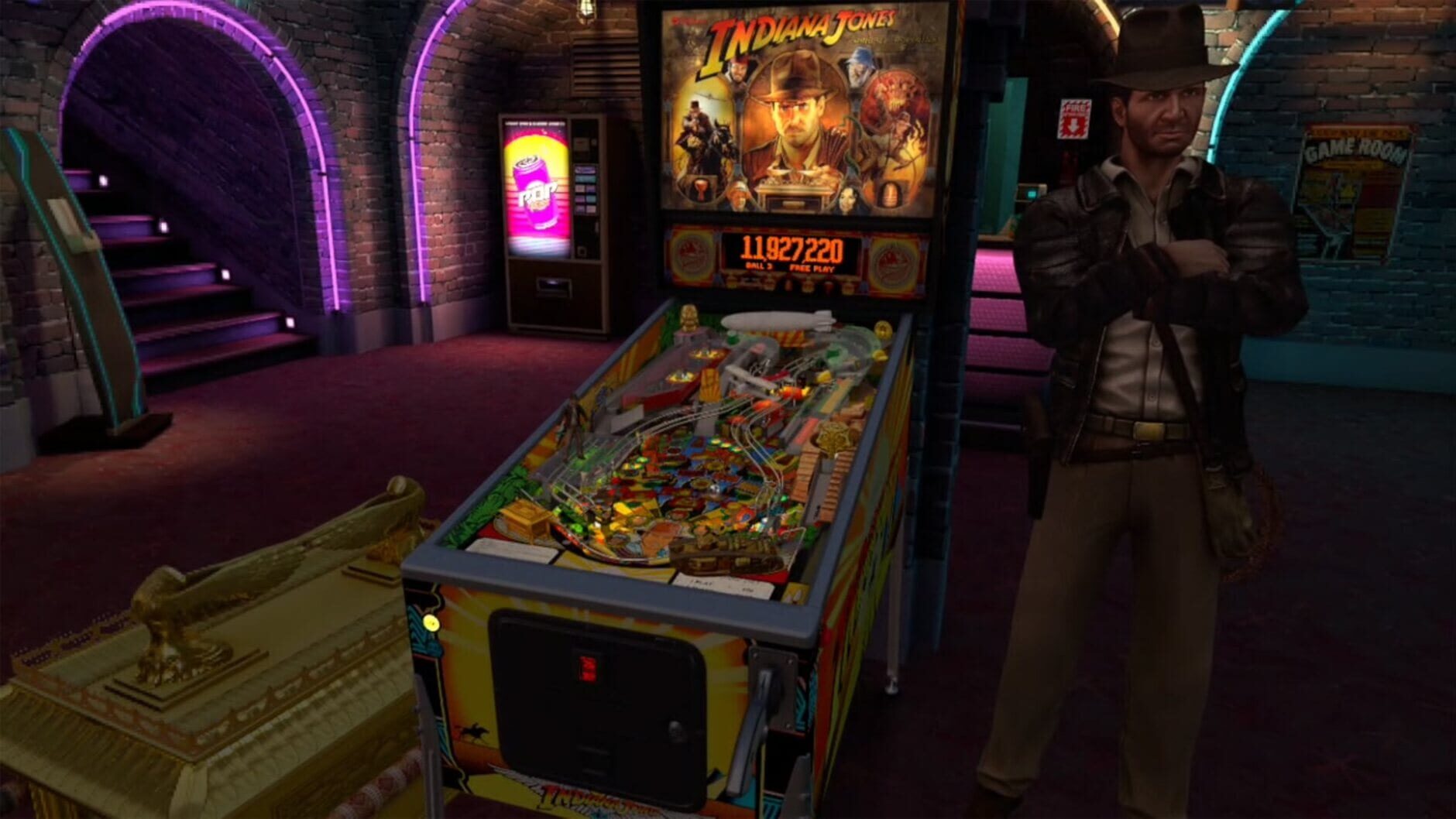 Screenshot for Pinball FX VR: Indiana Jones - The Pinball Adventure