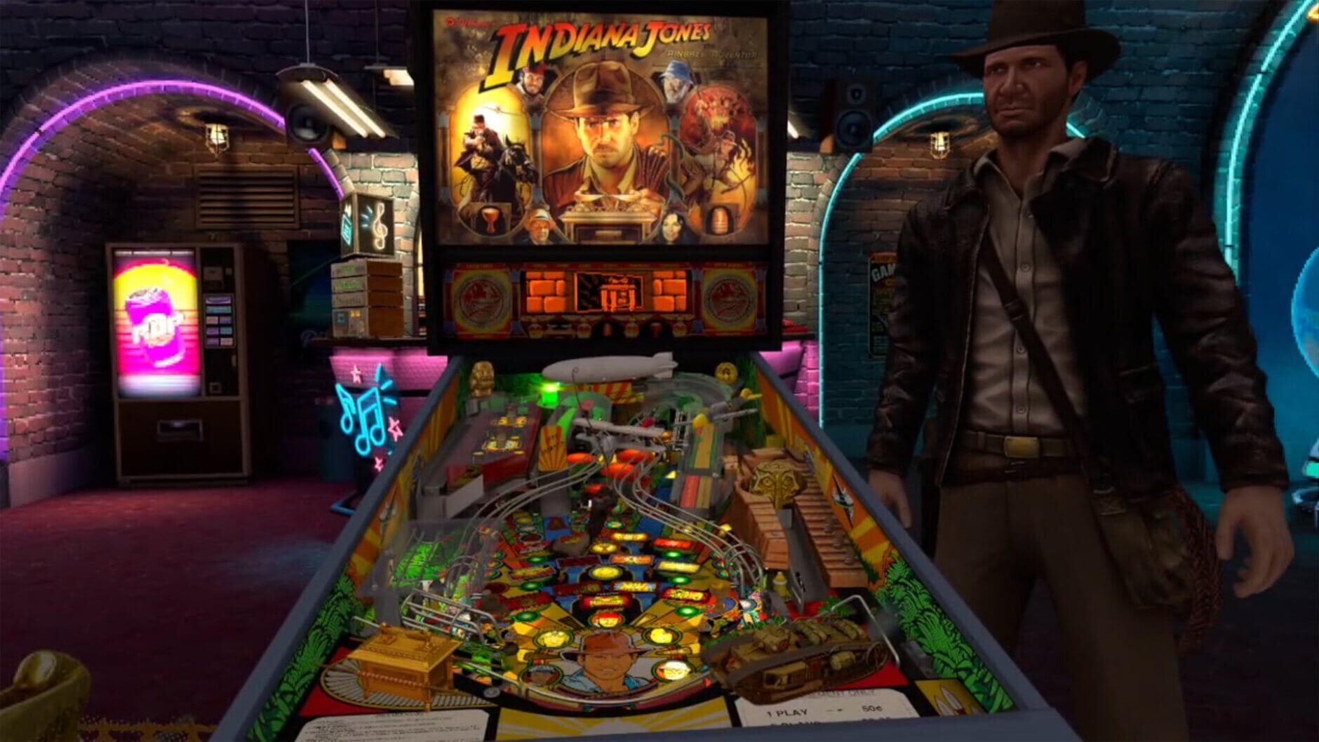 Screenshot for Pinball FX VR: Indiana Jones - The Pinball Adventure