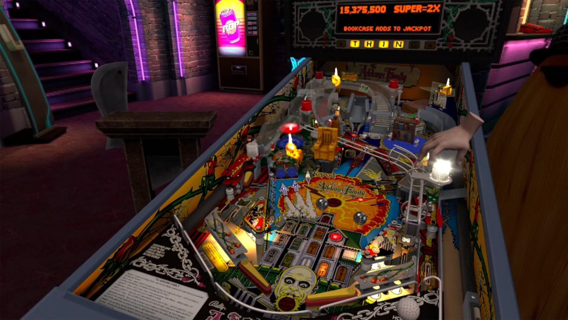 Screenshot for Pinball FX VR: Williams Pinball - The Addams Family
