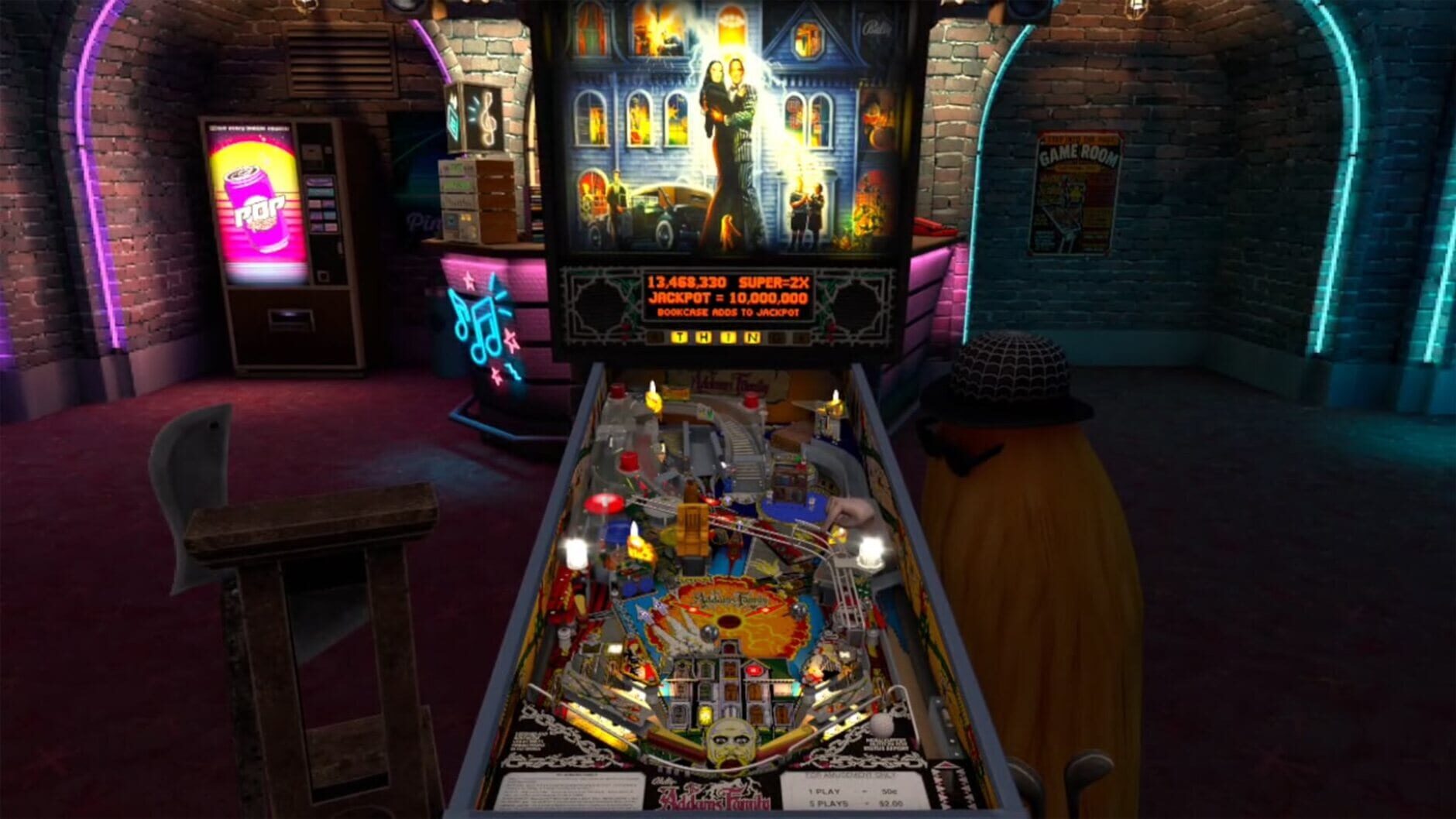 Screenshot for Pinball FX VR: Williams Pinball - The Addams Family