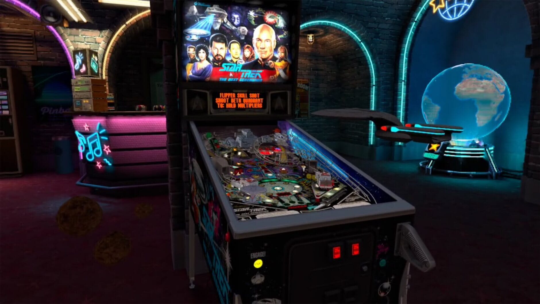 Screenshot for Pinball FX VR: Williams Pinball - Star Trek: The Next Generation