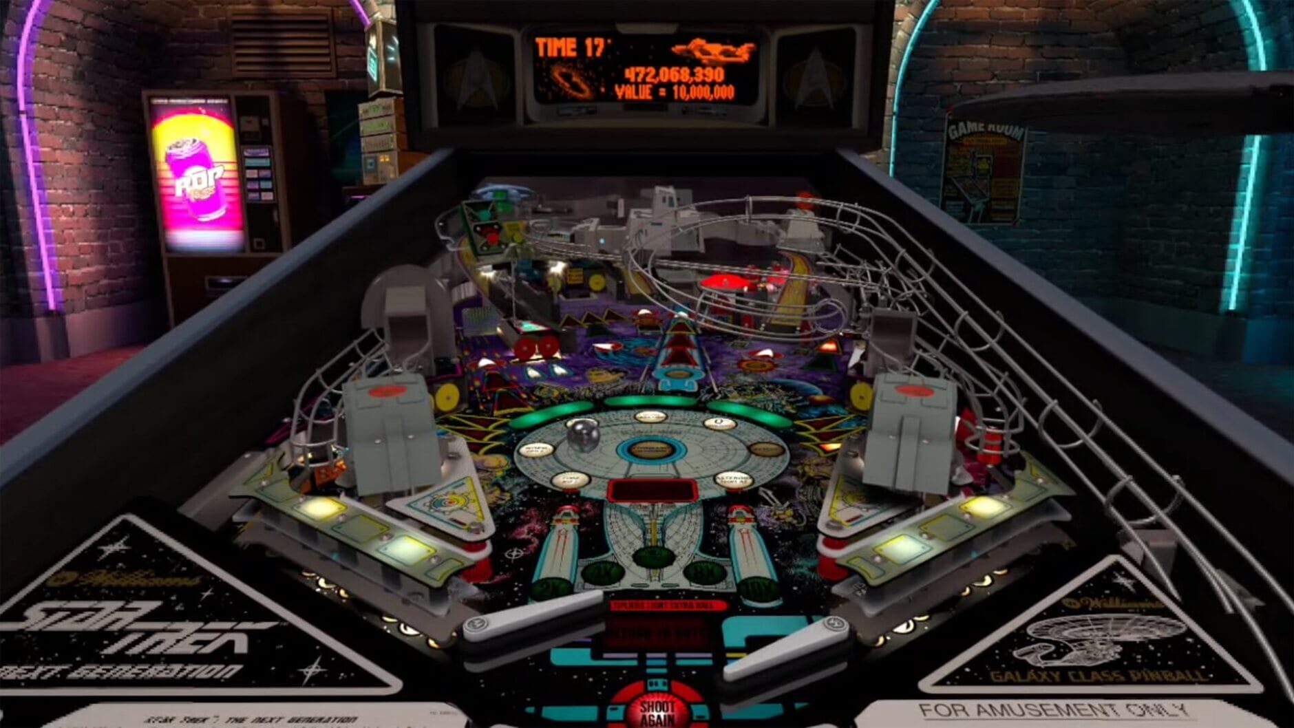 Screenshot for Pinball FX VR: Williams Pinball - Star Trek: The Next Generation