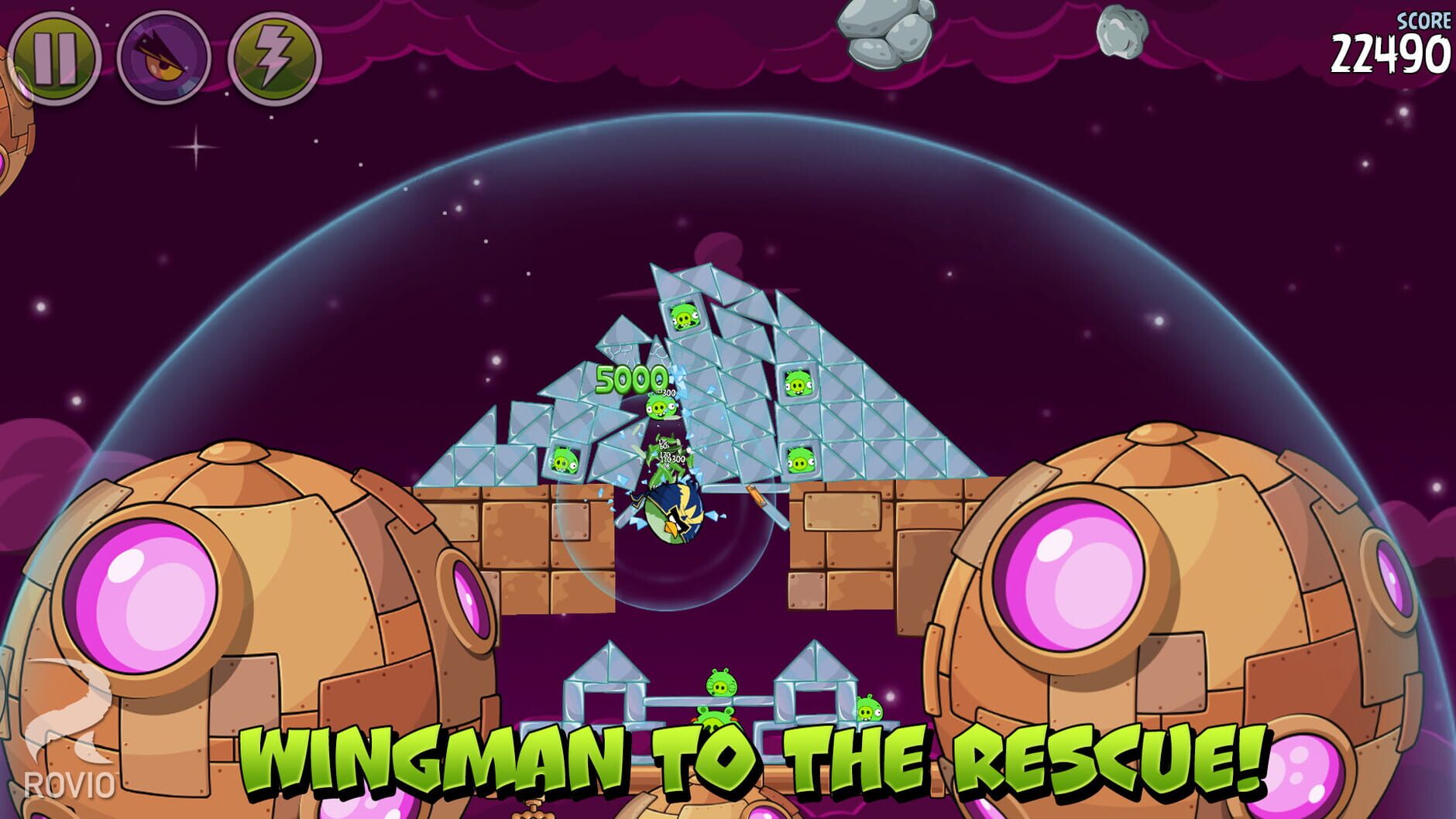 Screenshot for Angry Birds Space