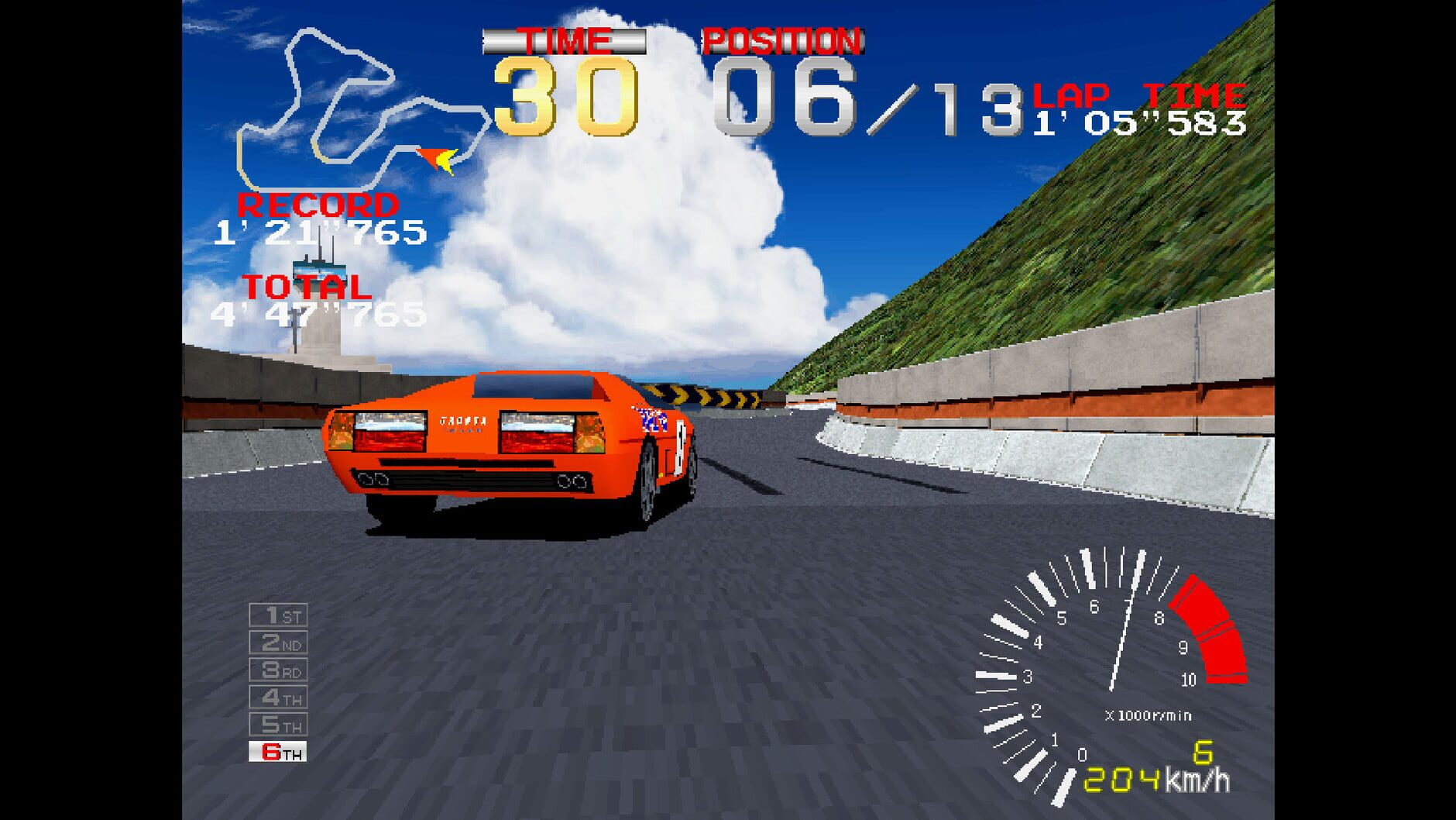 Screenshot for Arcade Archives 2: Ridge Racer