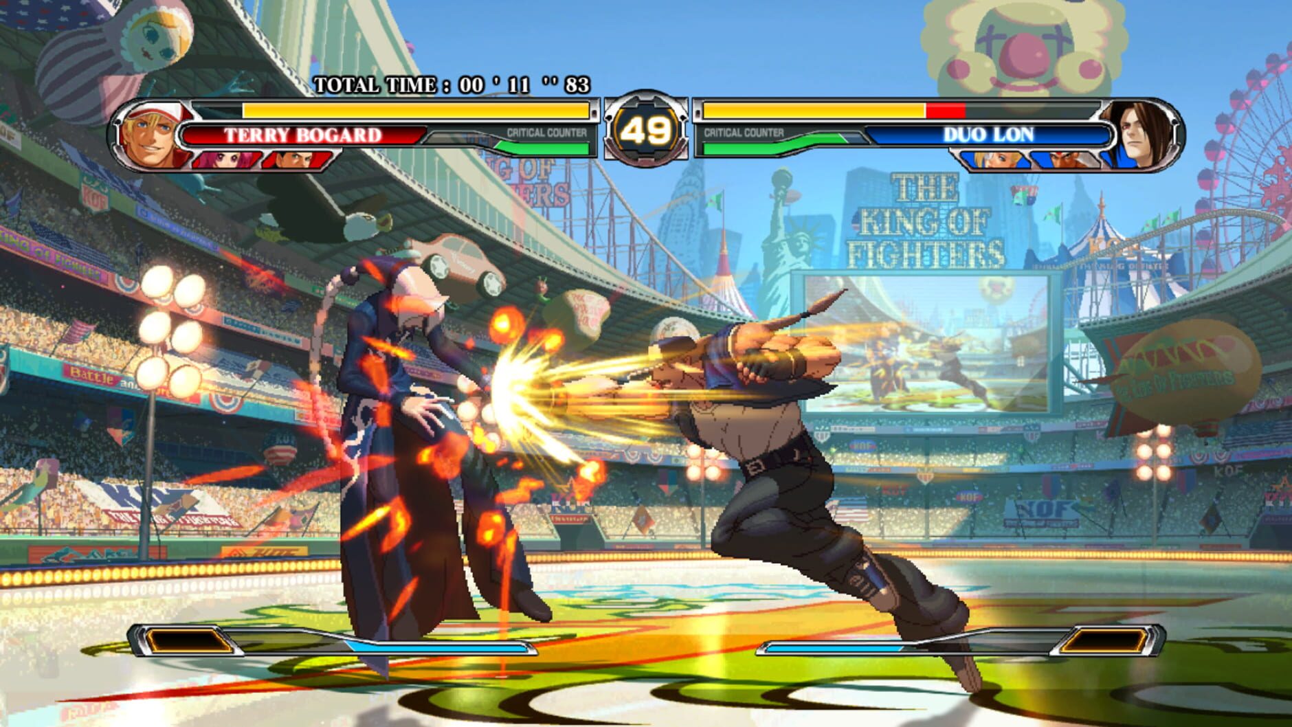 Screenshot for The King of Fighters XII