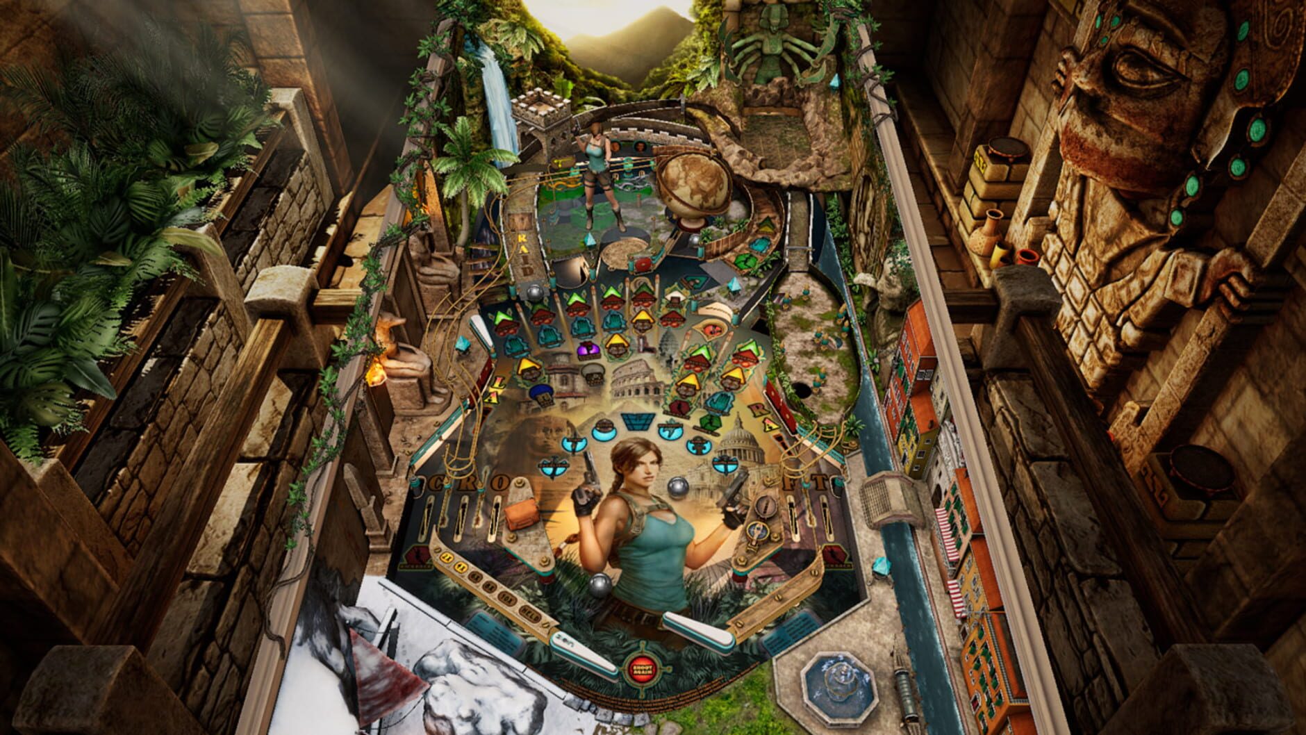 Screenshot for Pinball FX: Tomb Raider Pinball