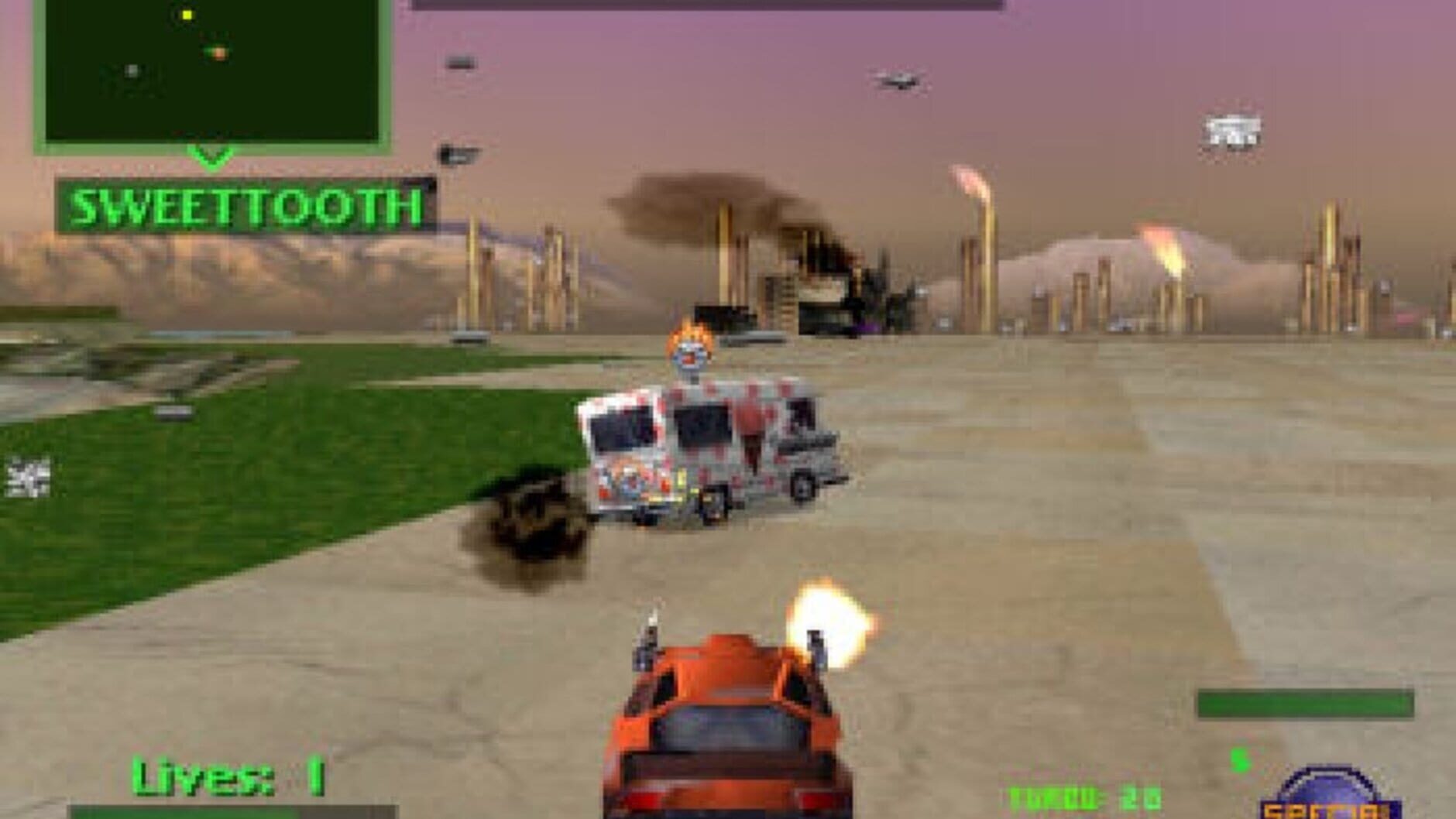 Screenshot for Twisted Metal 2