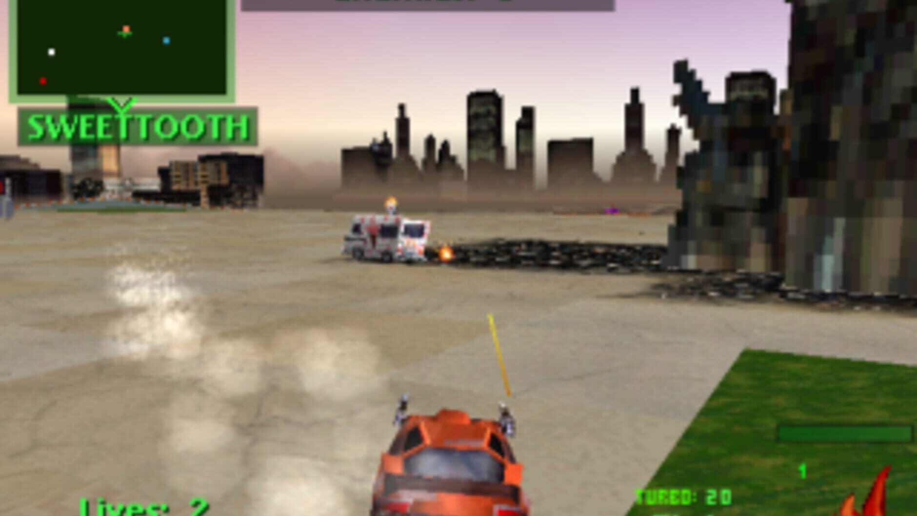 Screenshot for Twisted Metal 2