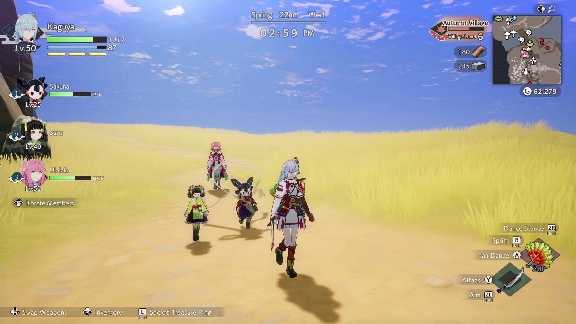 Screenshot for Rune Factory: Guardians of Azuma - Sakuna DLC