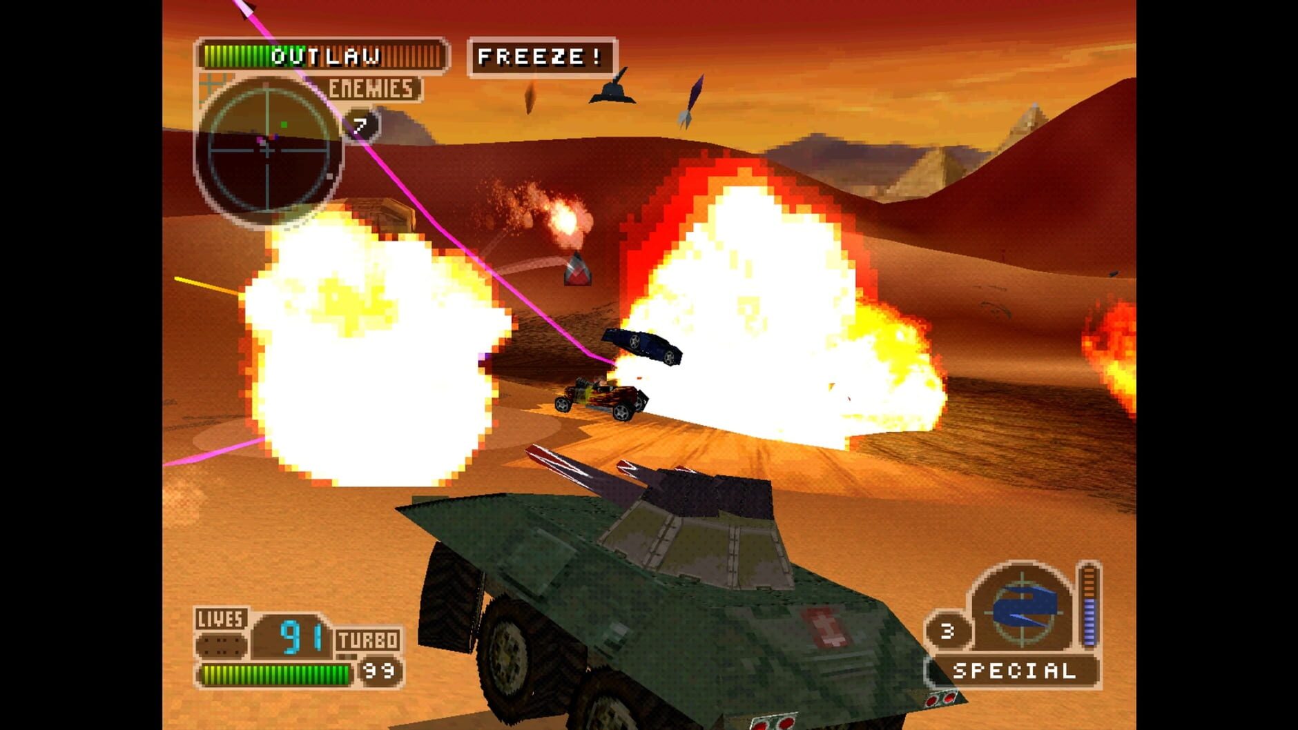 Screenshot for Twisted Metal III