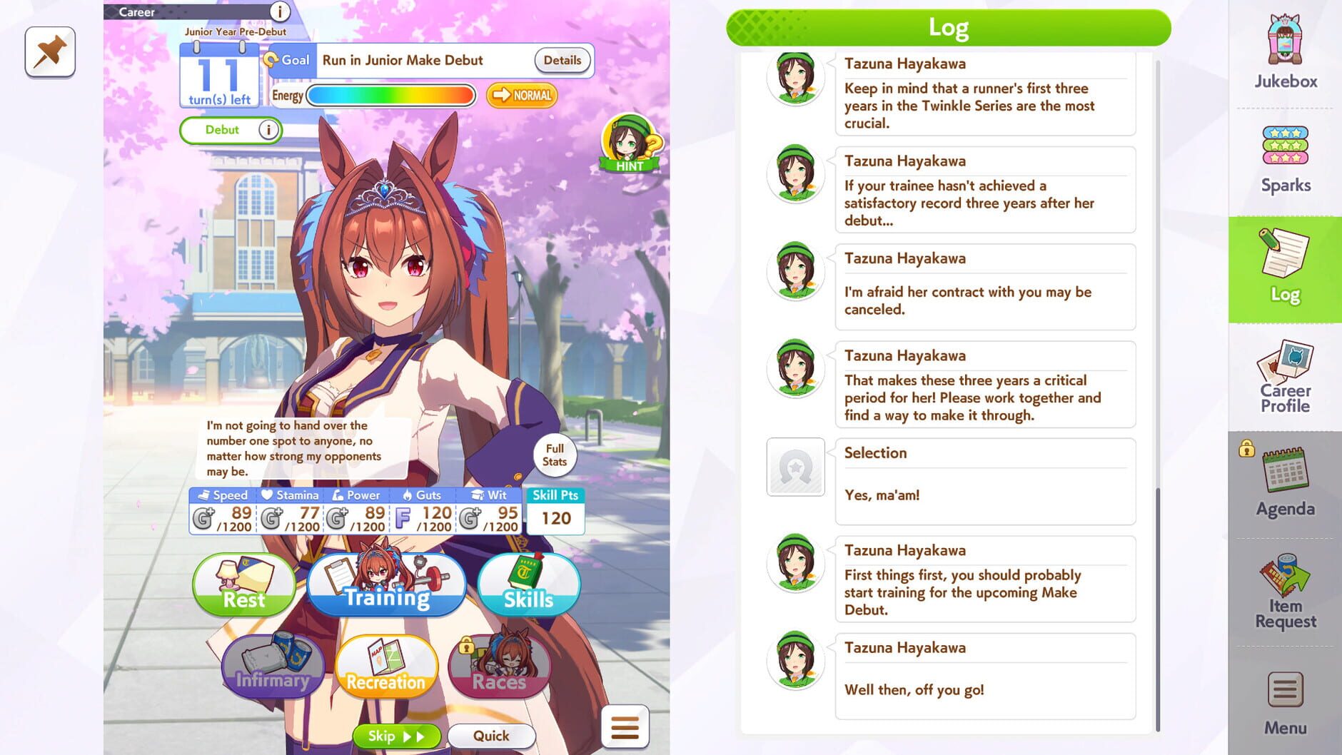 Screenshot for Umamusume: Pretty Derby