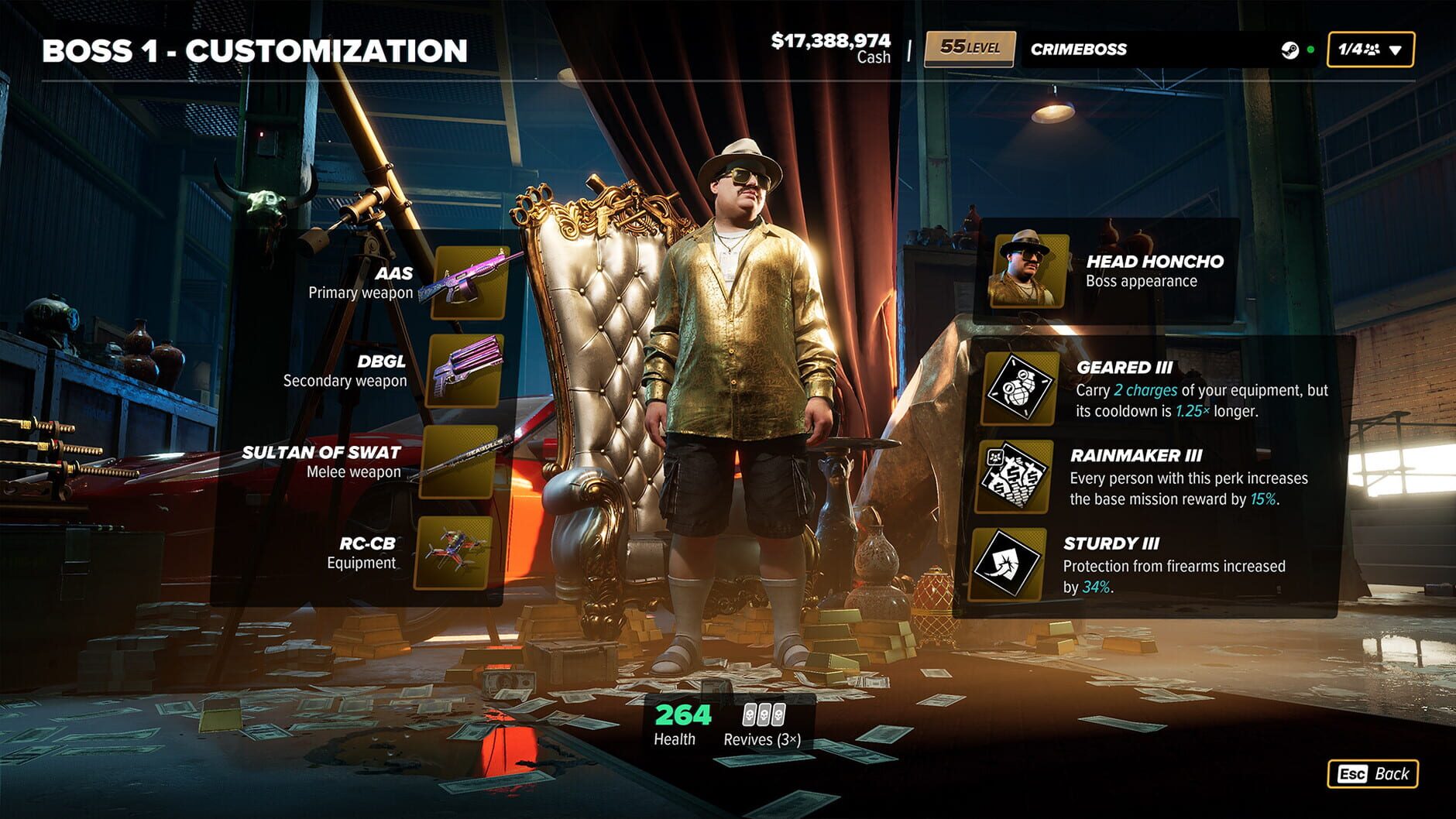Screenshot for Crime Boss: Rockay City - Wiz Character Pack