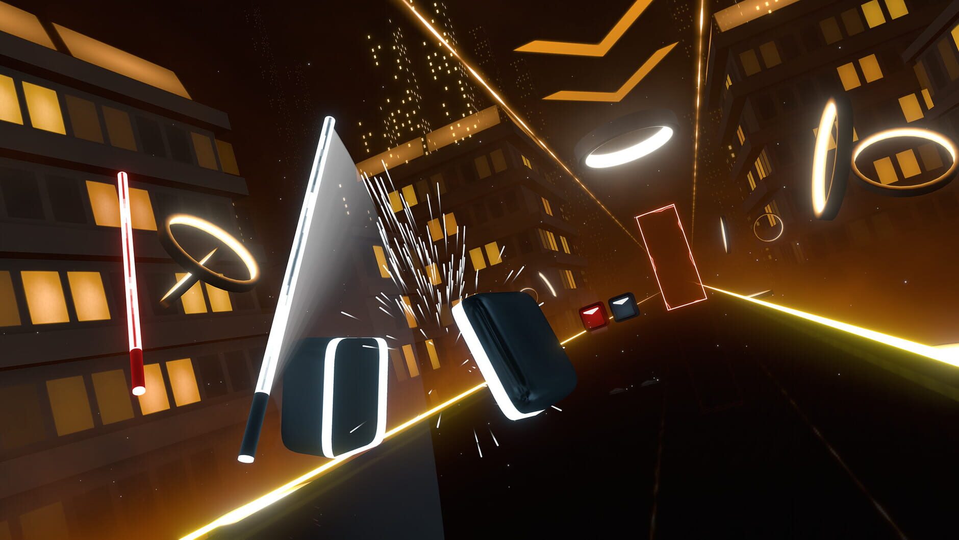 Screenshot for Beat Saber: The Weeknd - "Can't Feel My Face"