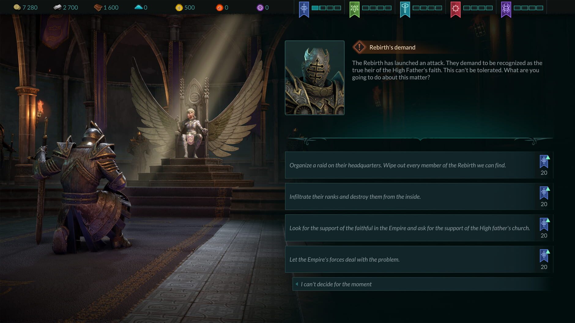 Screenshot for Disciples: Domination