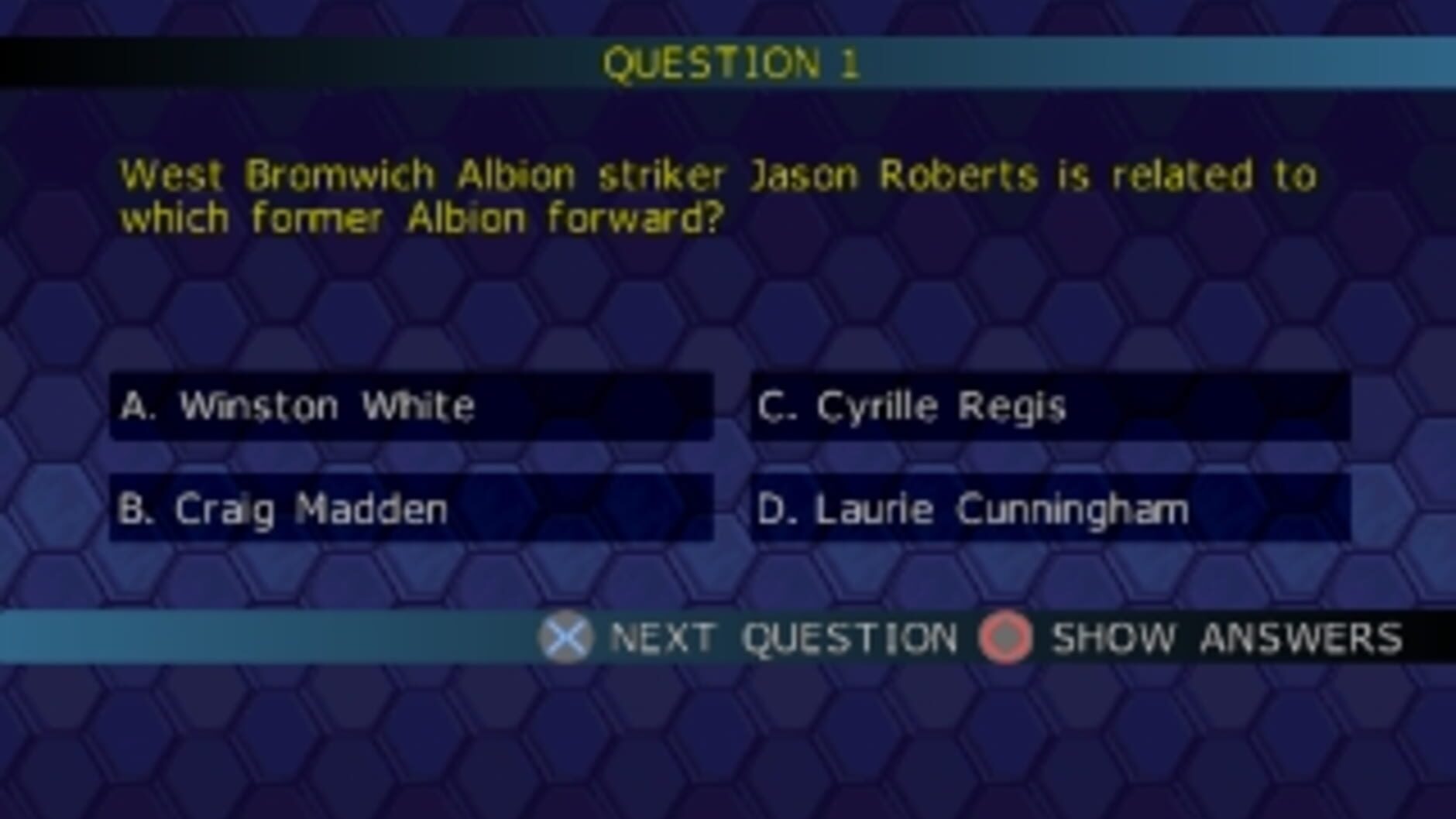 Screenshot for Championship Manager Quiz