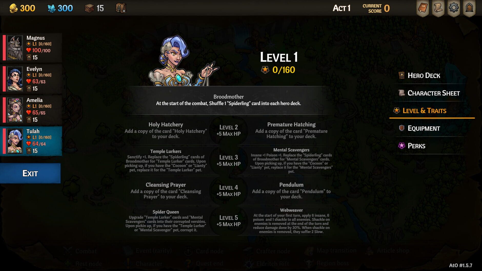 Screenshot for Across the Obelisk: Tulah, the Spider Queen