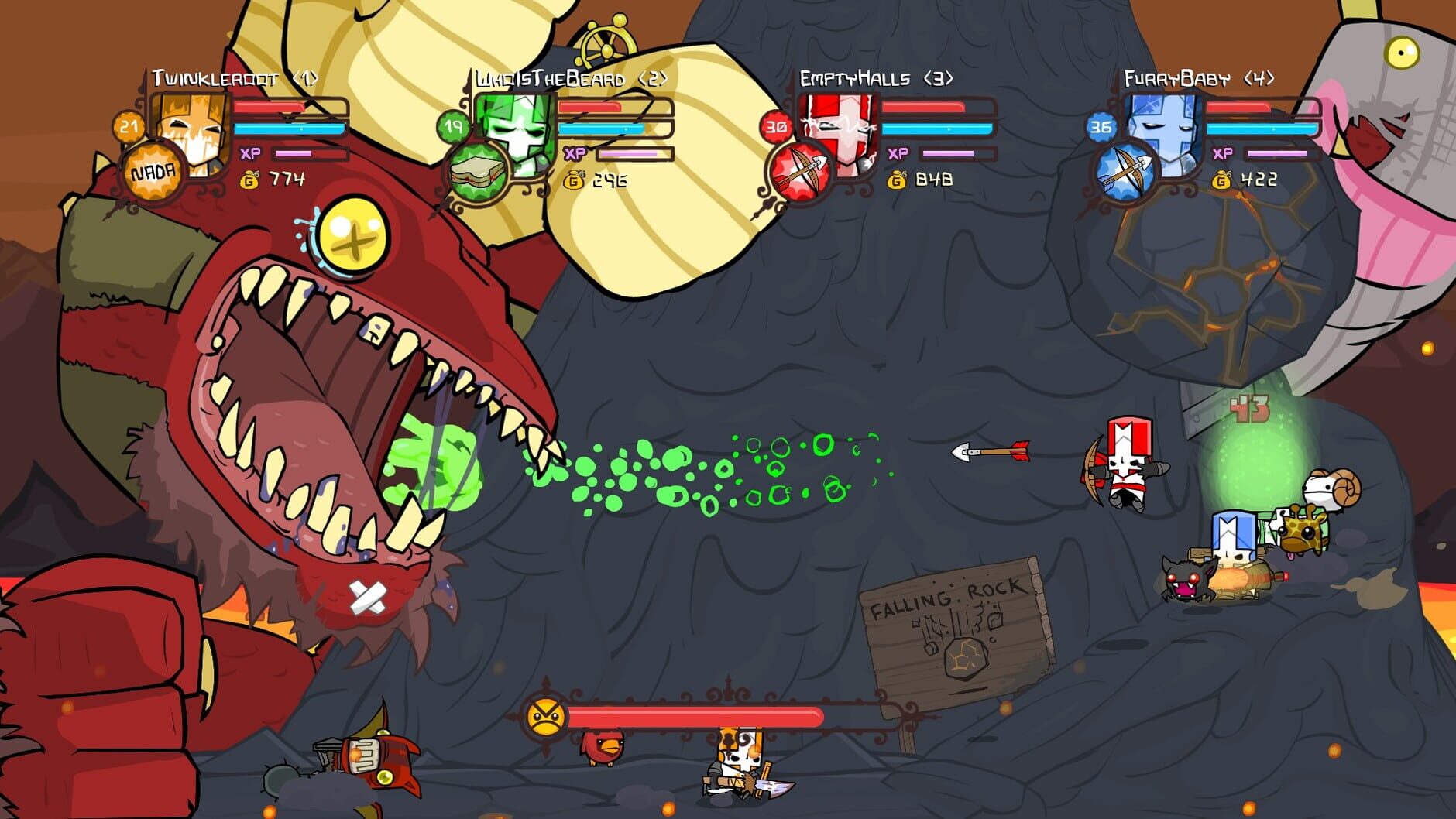 Screenshot for Castle Crashers