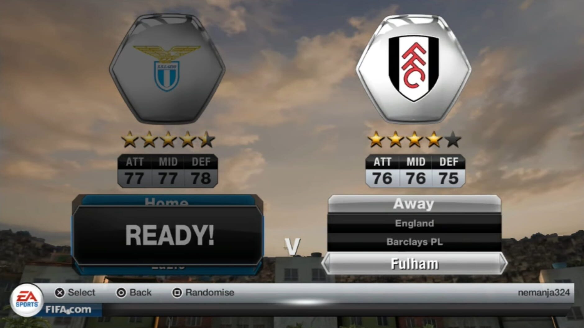 Screenshot for FIFA Soccer 13