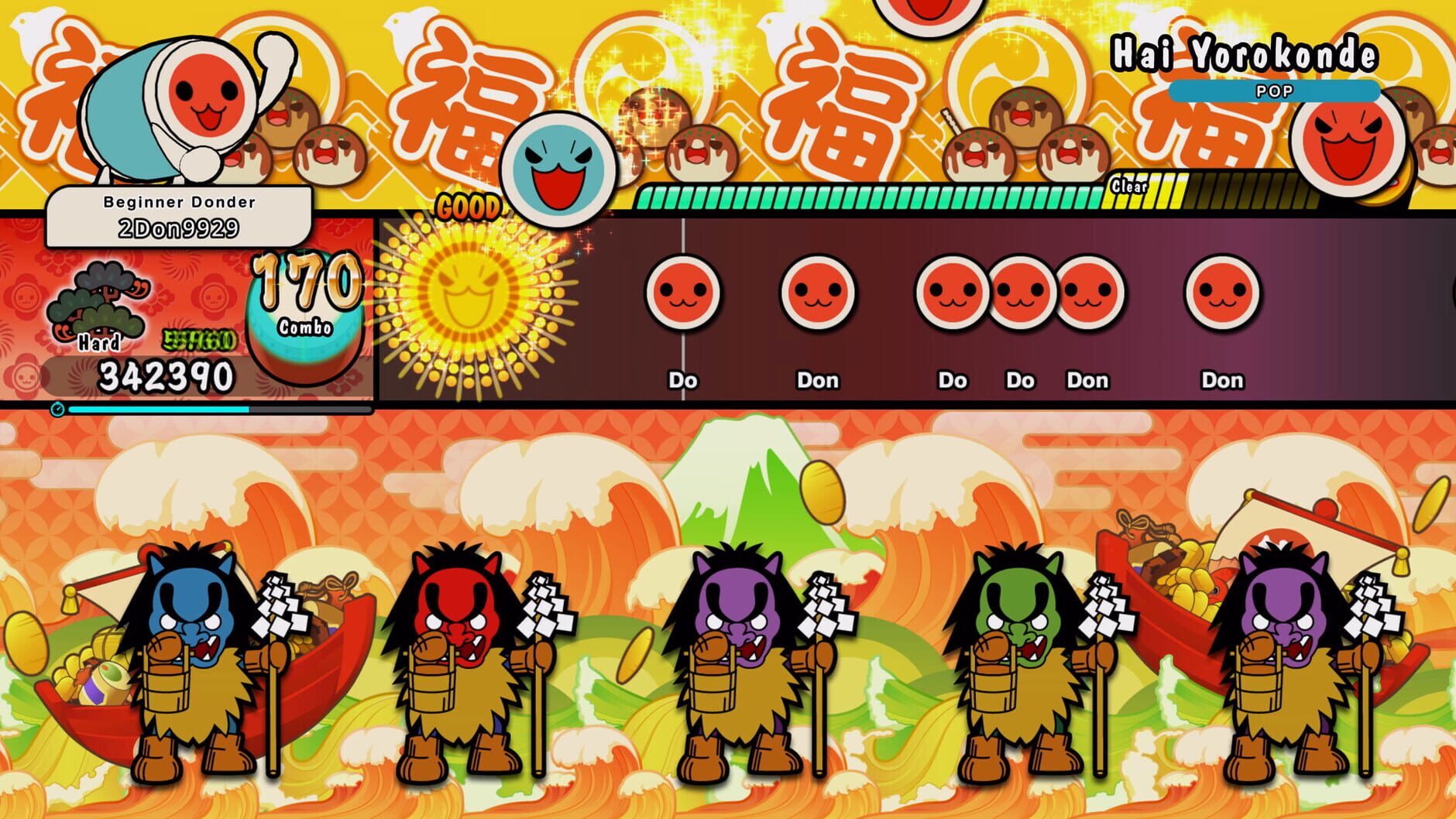 Screenshot for Taiko no Tatsujin: Rhythm Festival - 2020s Pops Pack