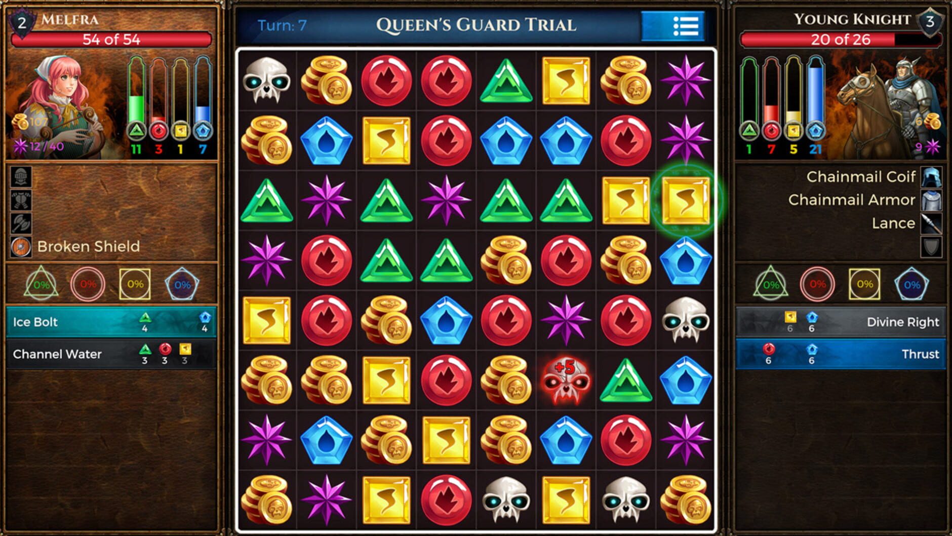 Screenshot for Puzzle Quest: Immortal Edition