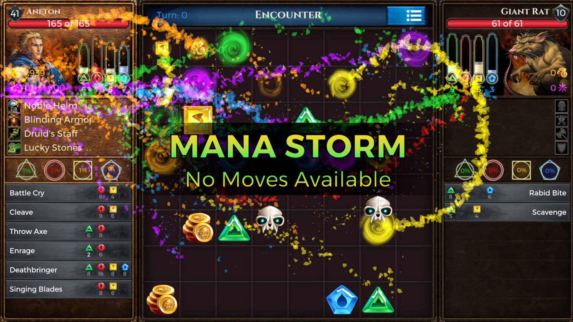 Screenshot for Puzzle Quest: Immortal Edition