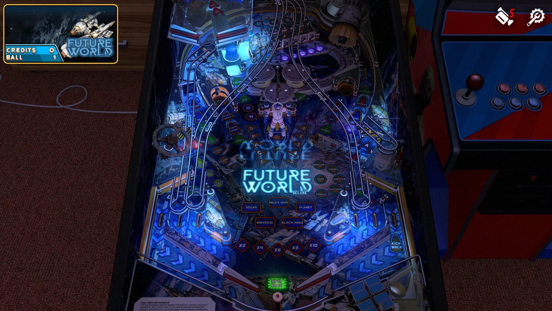 Screenshot for Zaccaria Pinball