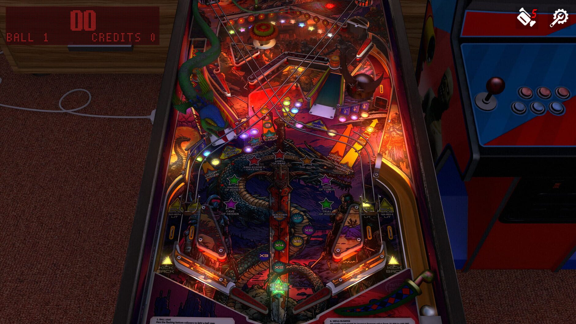 Screenshot for Zaccaria Pinball