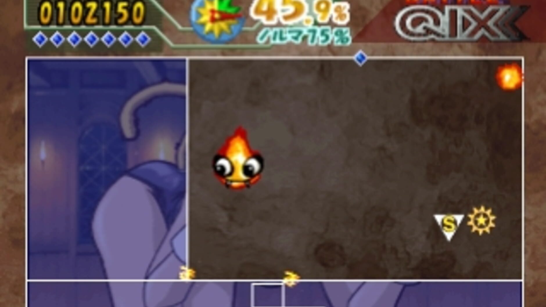 Screenshot for SuperLite 1500 Series: Battle Qix