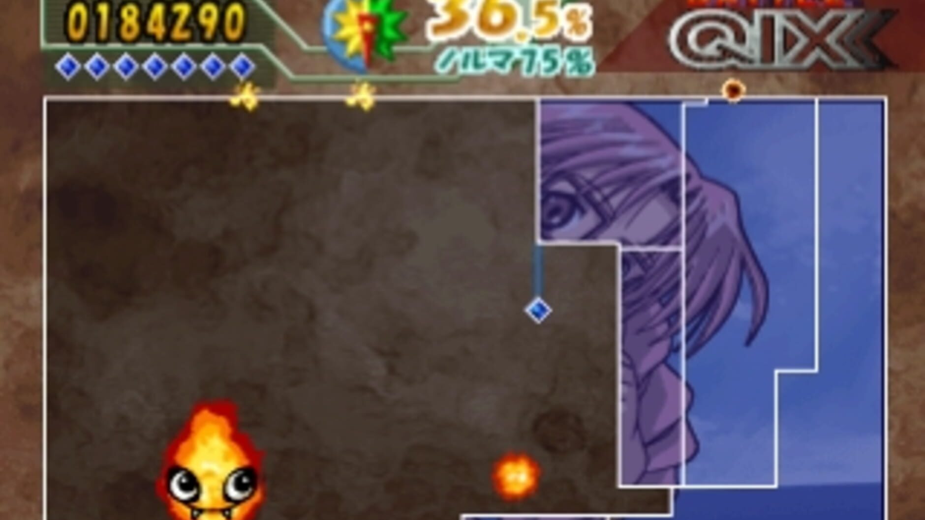 Screenshot for SuperLite 1500 Series: Battle Qix