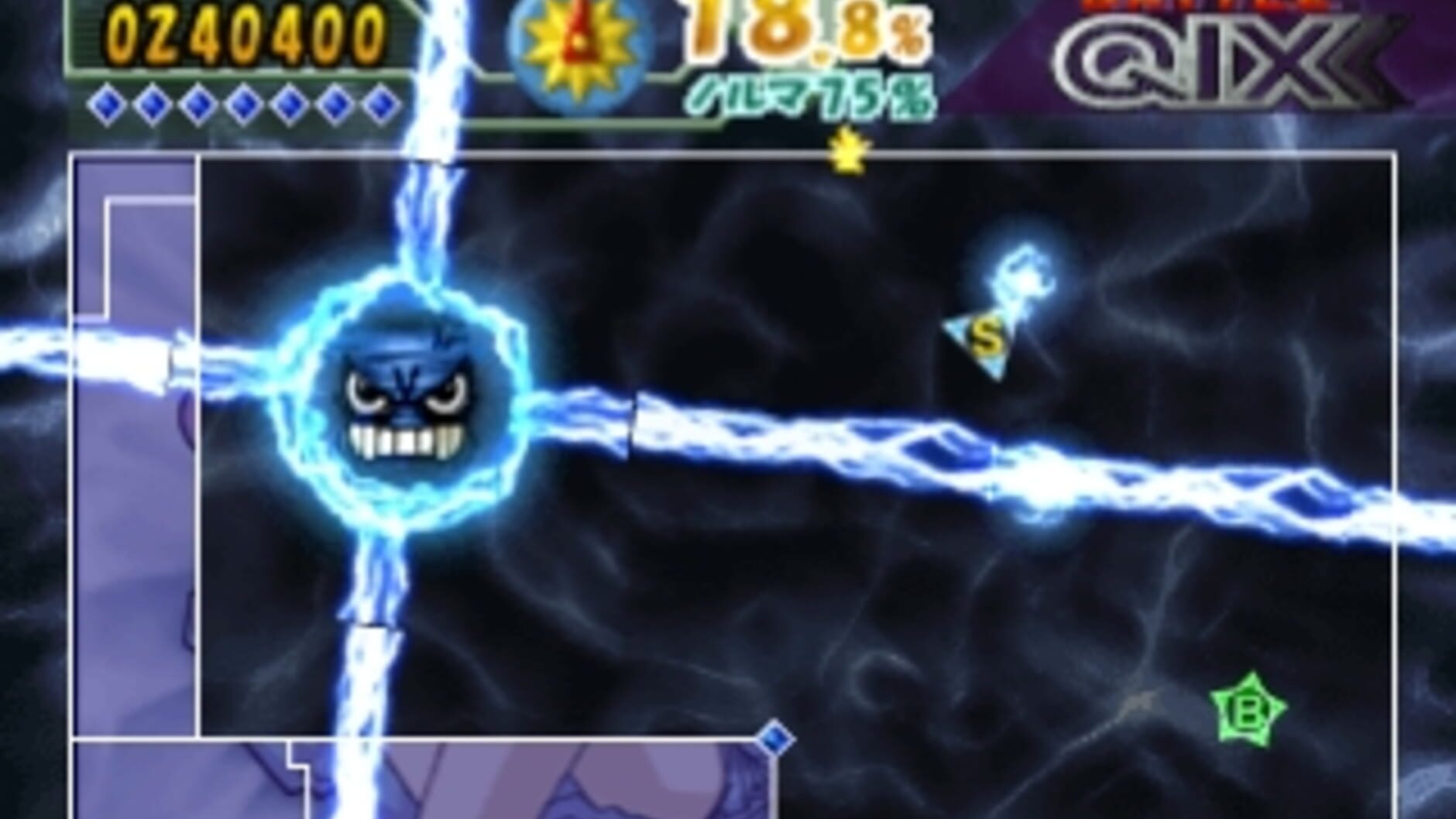 Screenshot for SuperLite 1500 Series: Battle Qix
