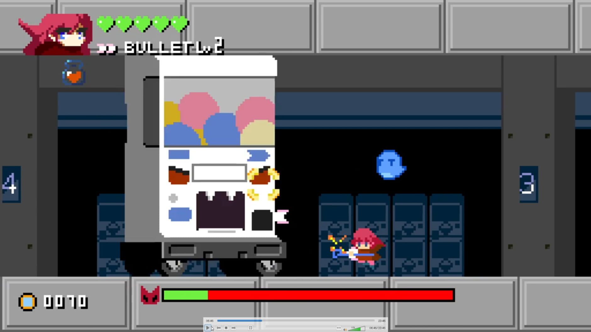 Screenshot for Pixel Game Maker Series: Stray Witch and the Ghost Train
