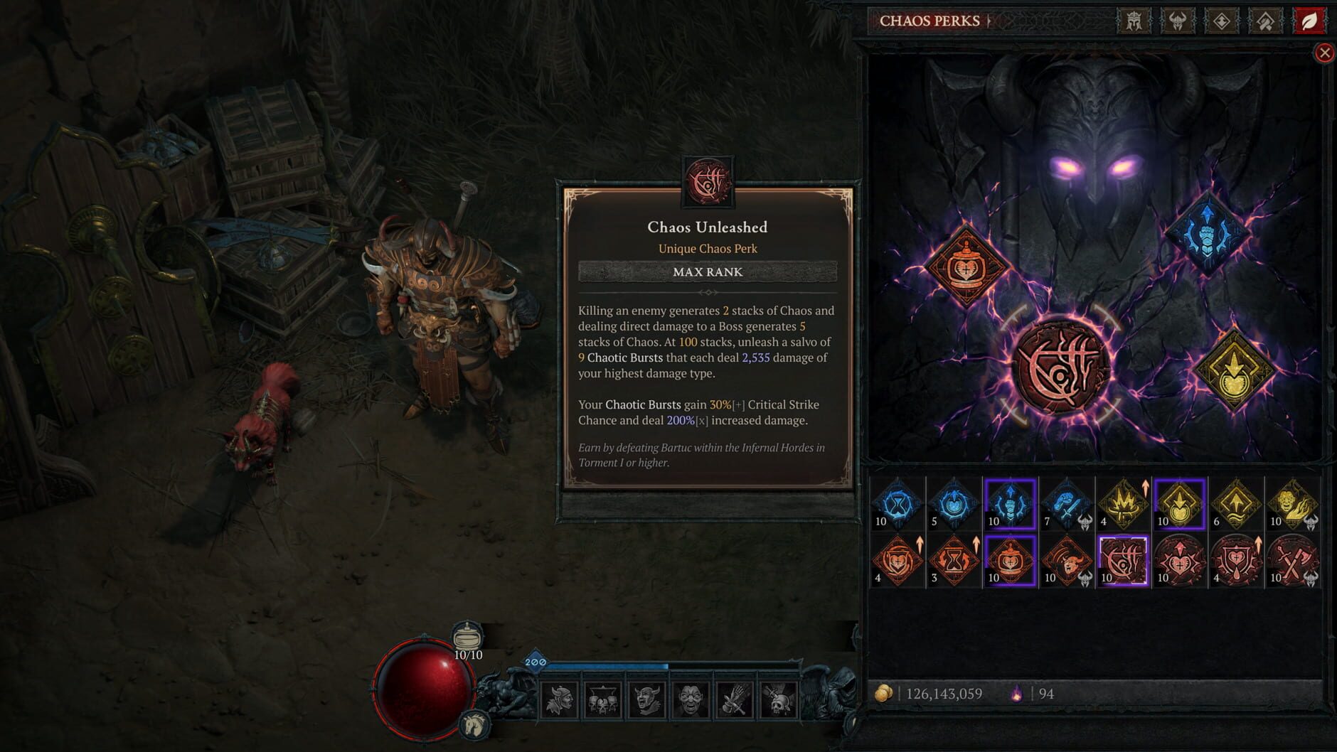 Screenshot for Diablo IV: Season of Infernal Chaos