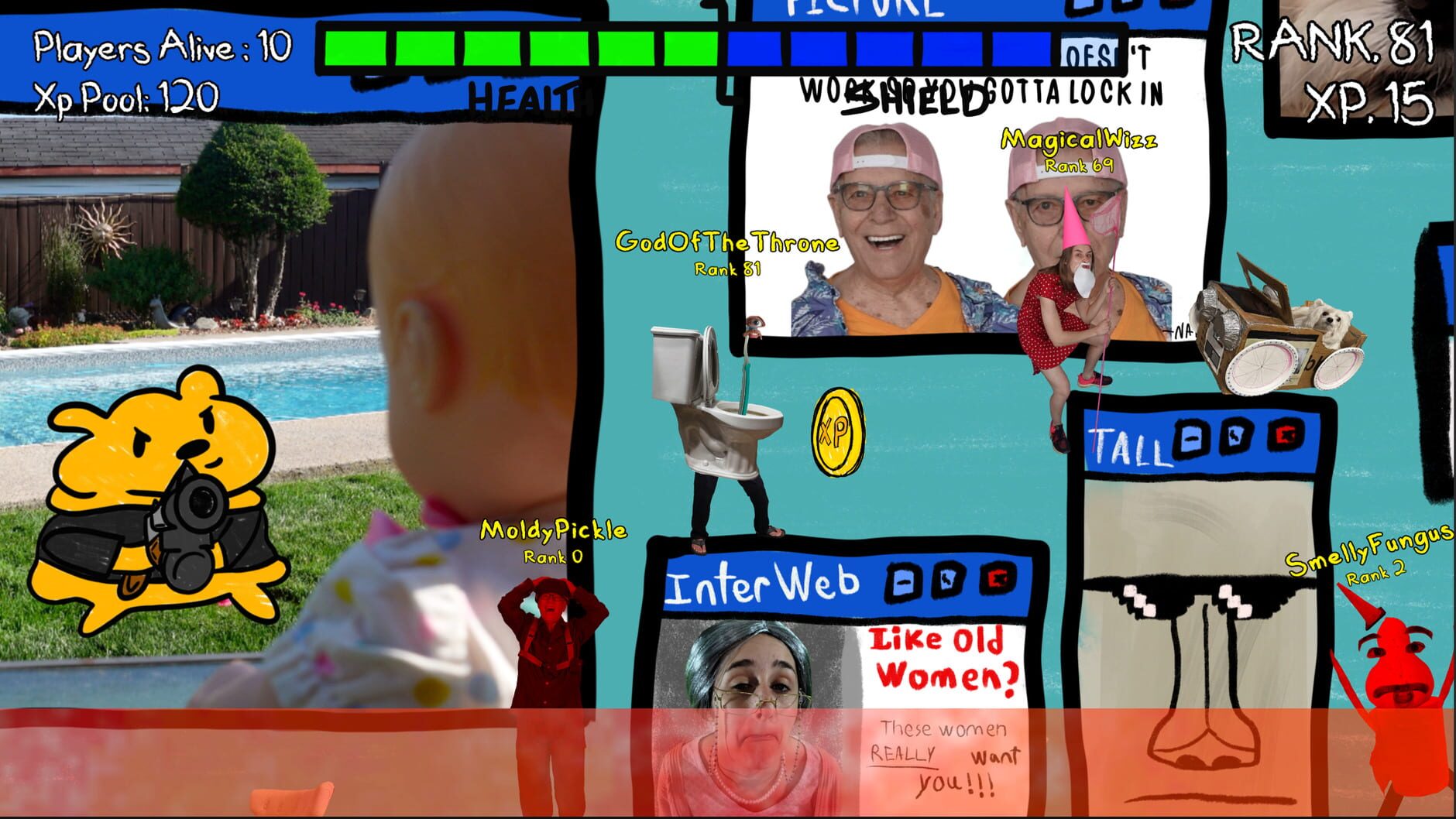 Screenshot for I'm in Love With Your Dead Grandmother: Online Battle Royale