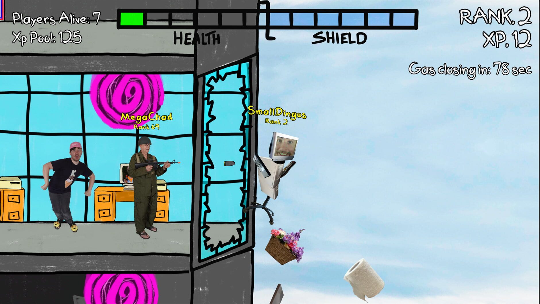 Screenshot for I'm in Love With Your Dead Grandmother: Online Battle Royale