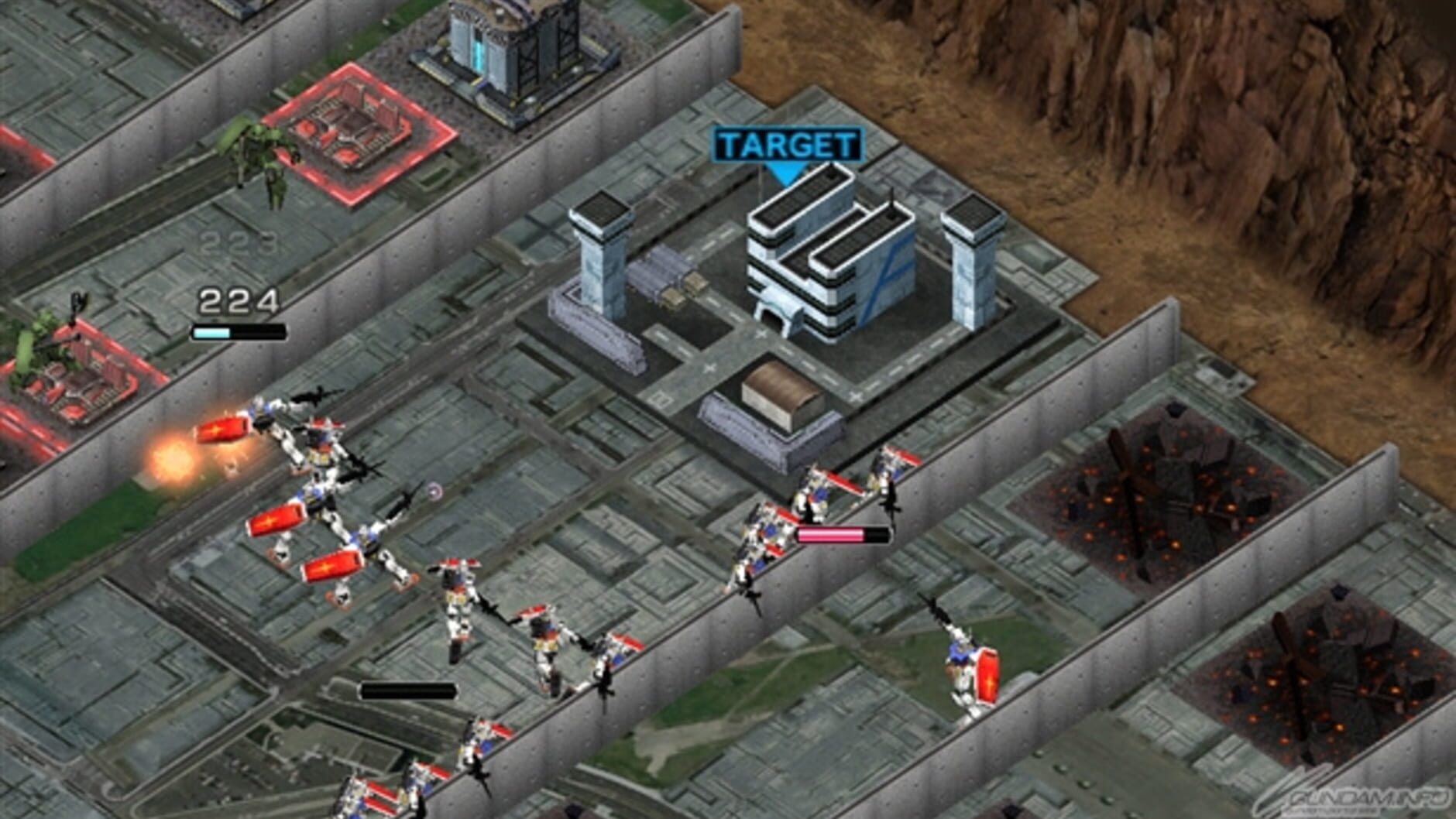 Screenshot for Mobile Suit Gundam: Battle Fortress