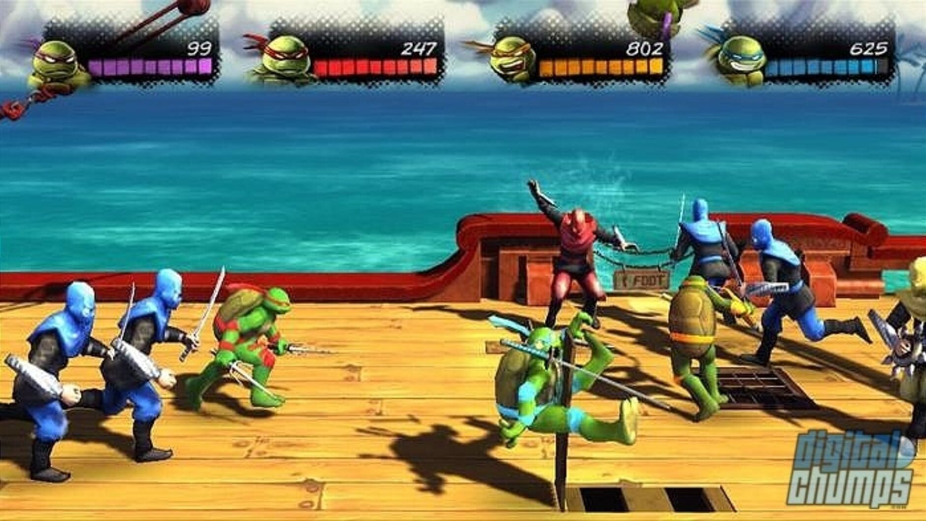 Screenshot for Teenage Mutant Ninja Turtles: Turtles in Time Re-Shelled
