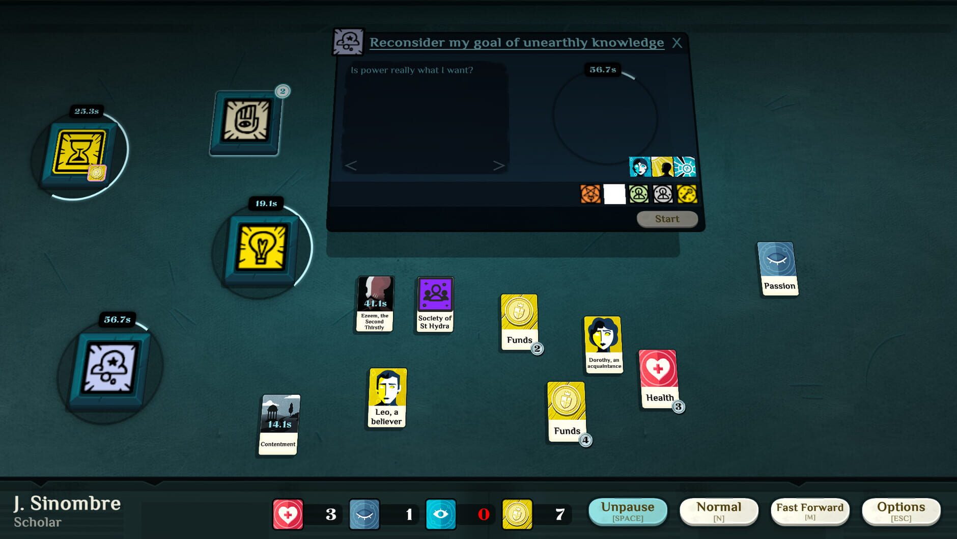 Screenshot for Cultist Simulator