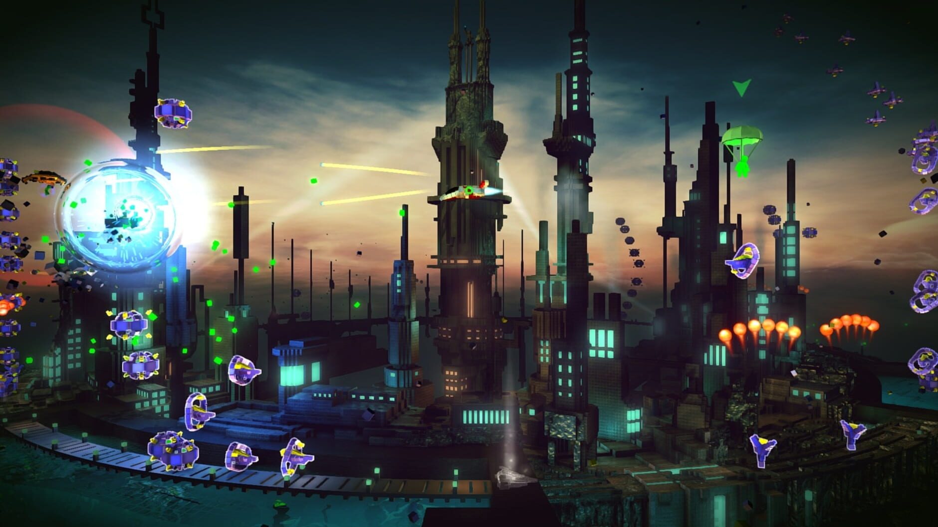 Screenshot for Resogun: Heroes