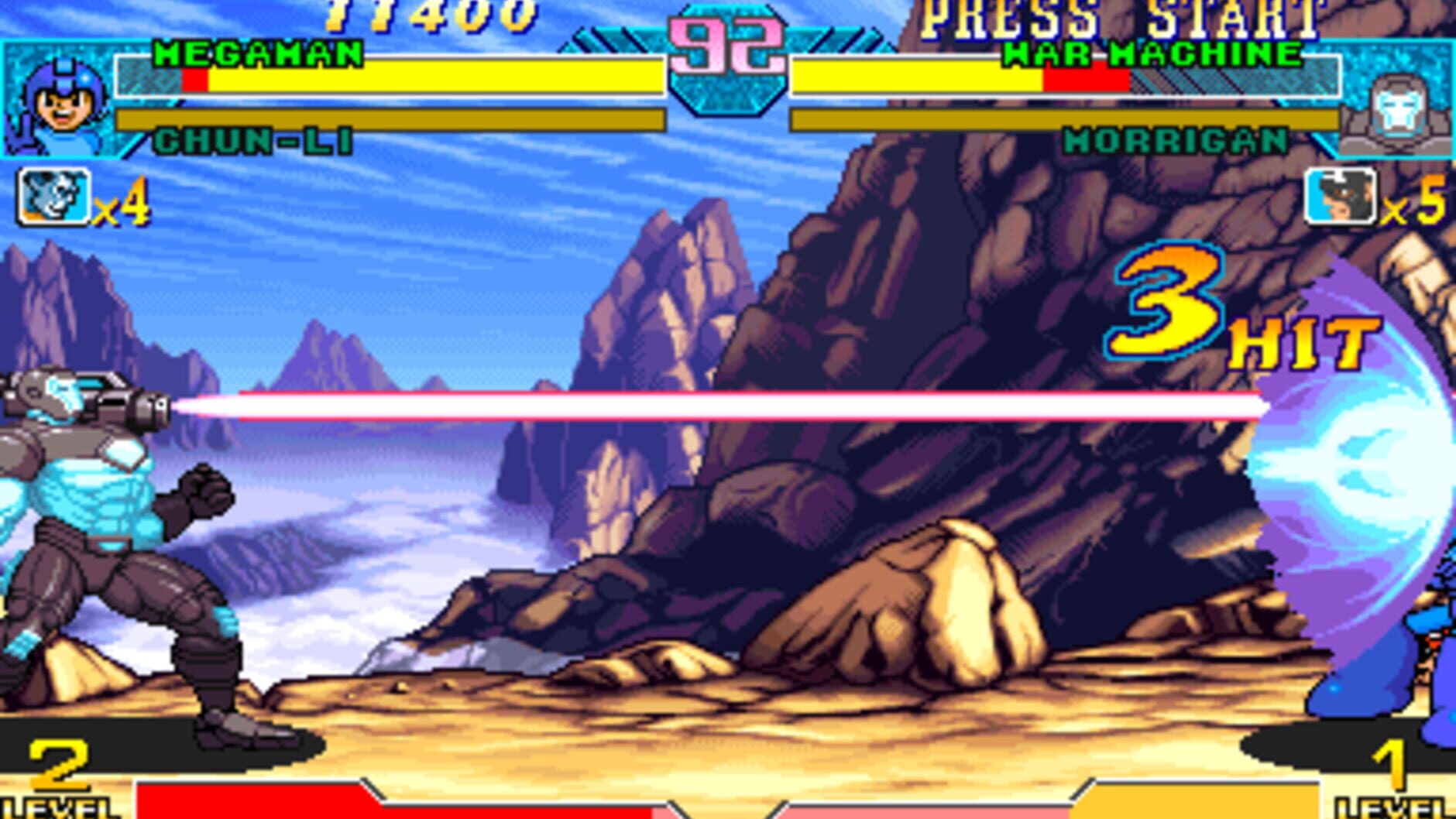 Screenshot for Marvel vs. Capcom: Clash of Super Heroes