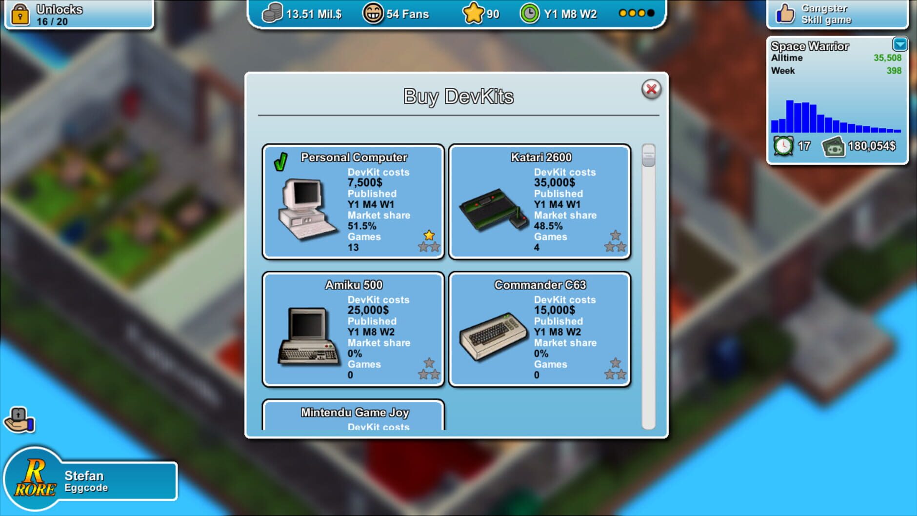 Screenshot for Mad Games Tycoon