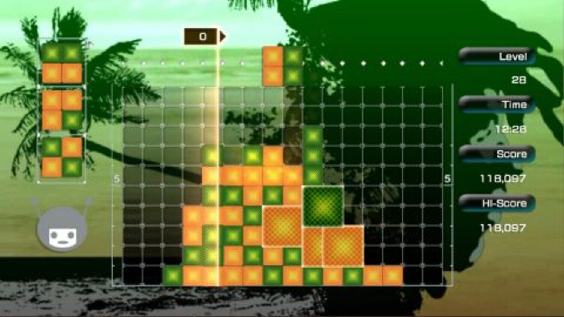 Screenshot for Lumines Live!