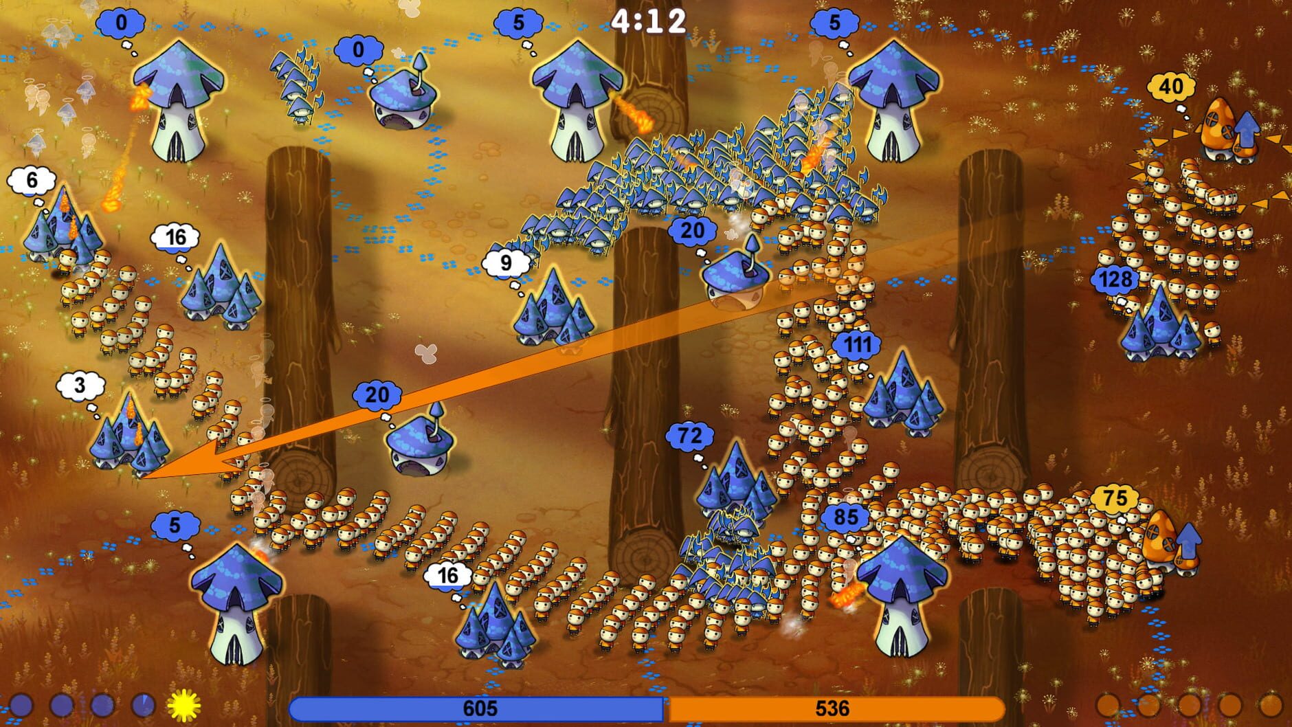 Screenshot for Mushroom Wars