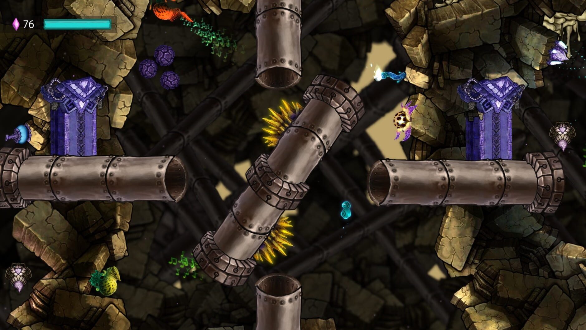 Screenshot for Beatbuddy: Tale of the Guardians