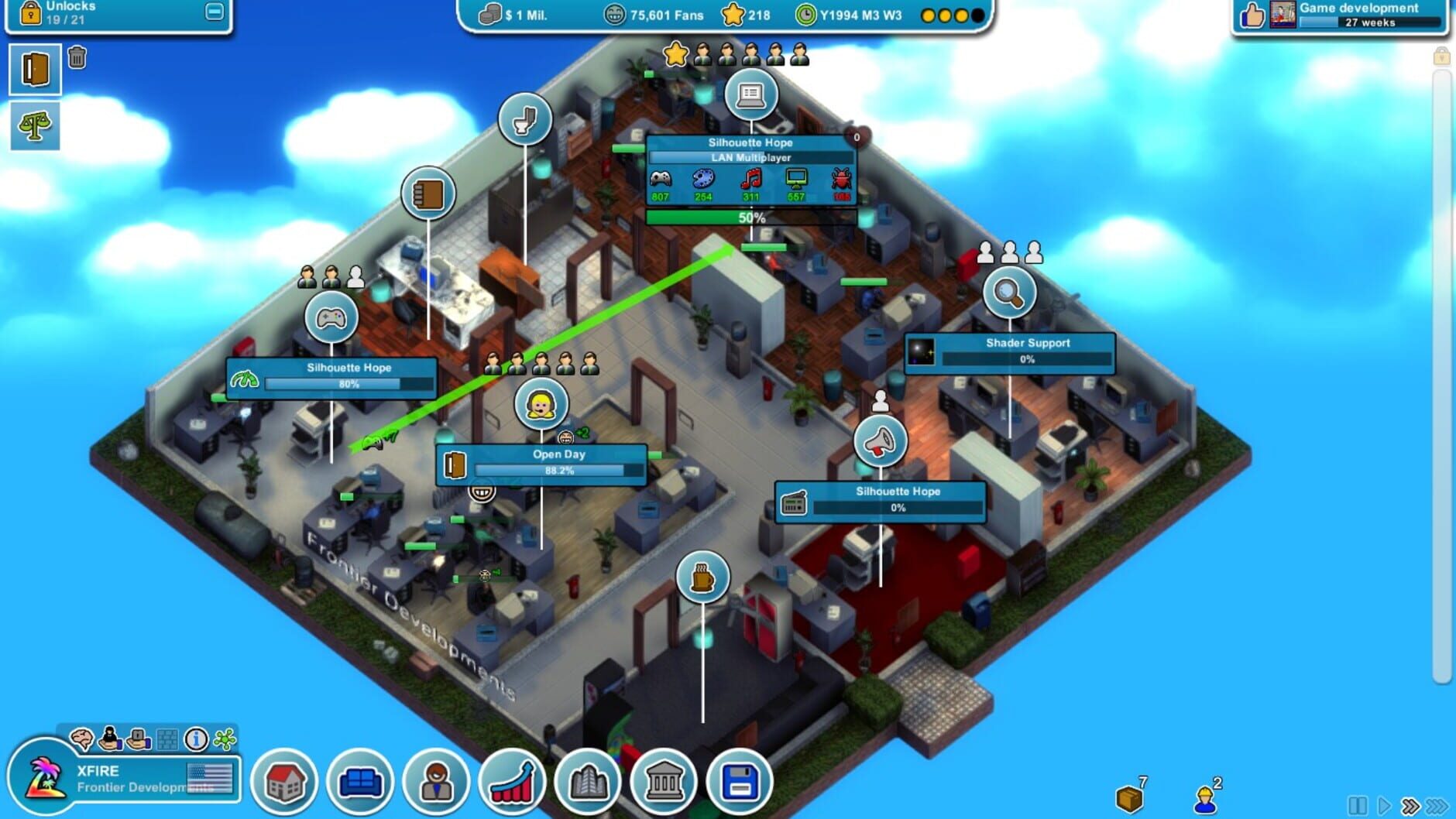 Screenshot for Mad Games Tycoon
