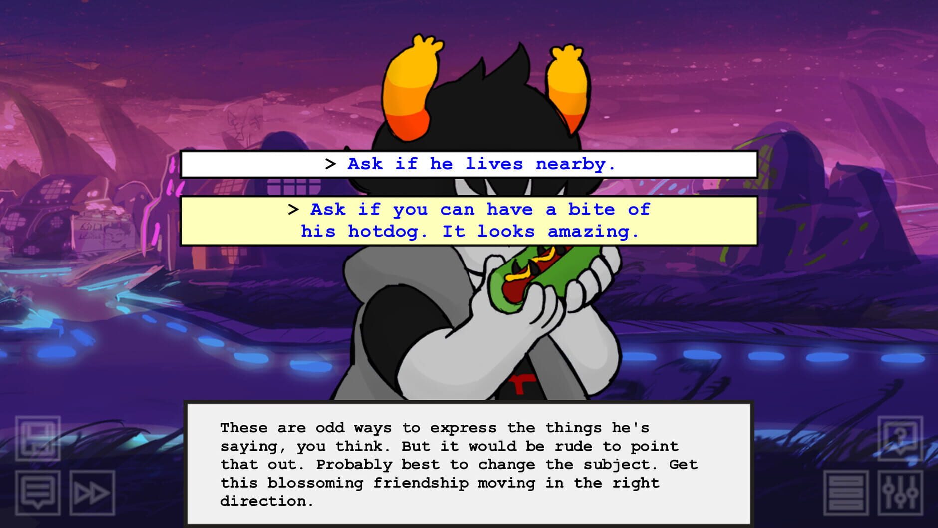 Screenshot for Hiveswap Friendsim