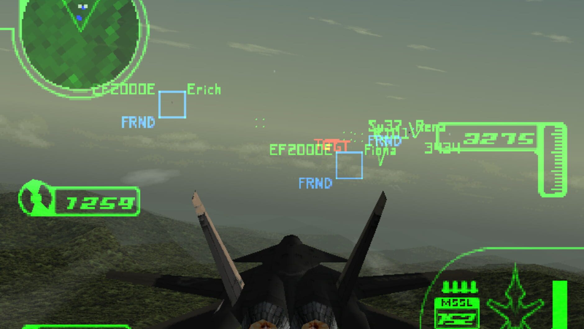 Screenshot for Ace Combat 3: Electrosphere